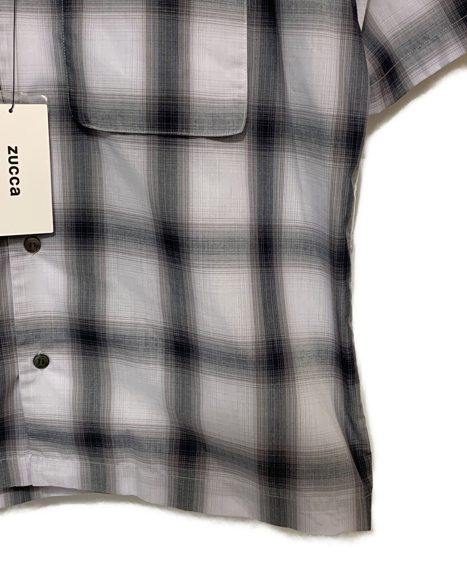 中古・古着通販】ZUCCA (ズッカ) オンブレーチェック ブラック