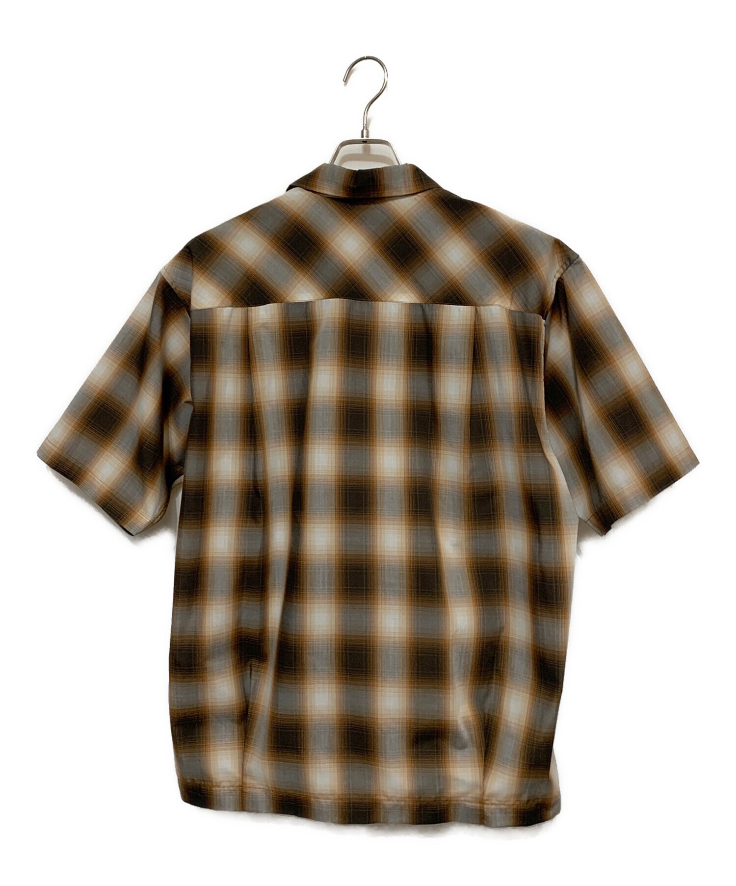 中古・古着通販】ZUCCA (ズッカ) オンブレチェック ブラウン サイズ:M 