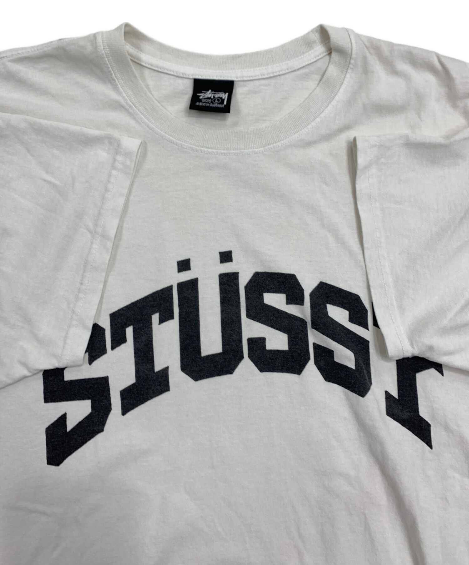 ステューシー stussy BLOCK SPORT PIGMENT DYED TEE Lサイズ ブラック 中古・古着通販】stussy (ステューシー) BLOCK SPORT PIGMENT DYED TEE