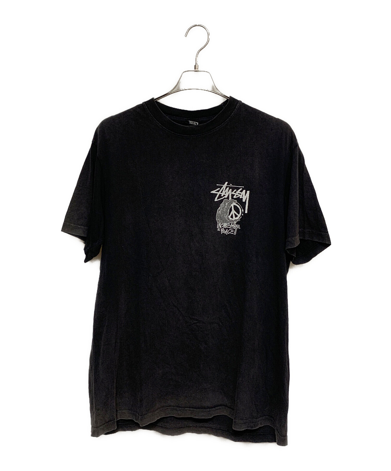 中古・古着通販】stussy (ステューシー) Tシャツ ブラック サイズ:L 中古・古着通販】stussy (ステューシー) Tシャツ ブラック サイズ:L