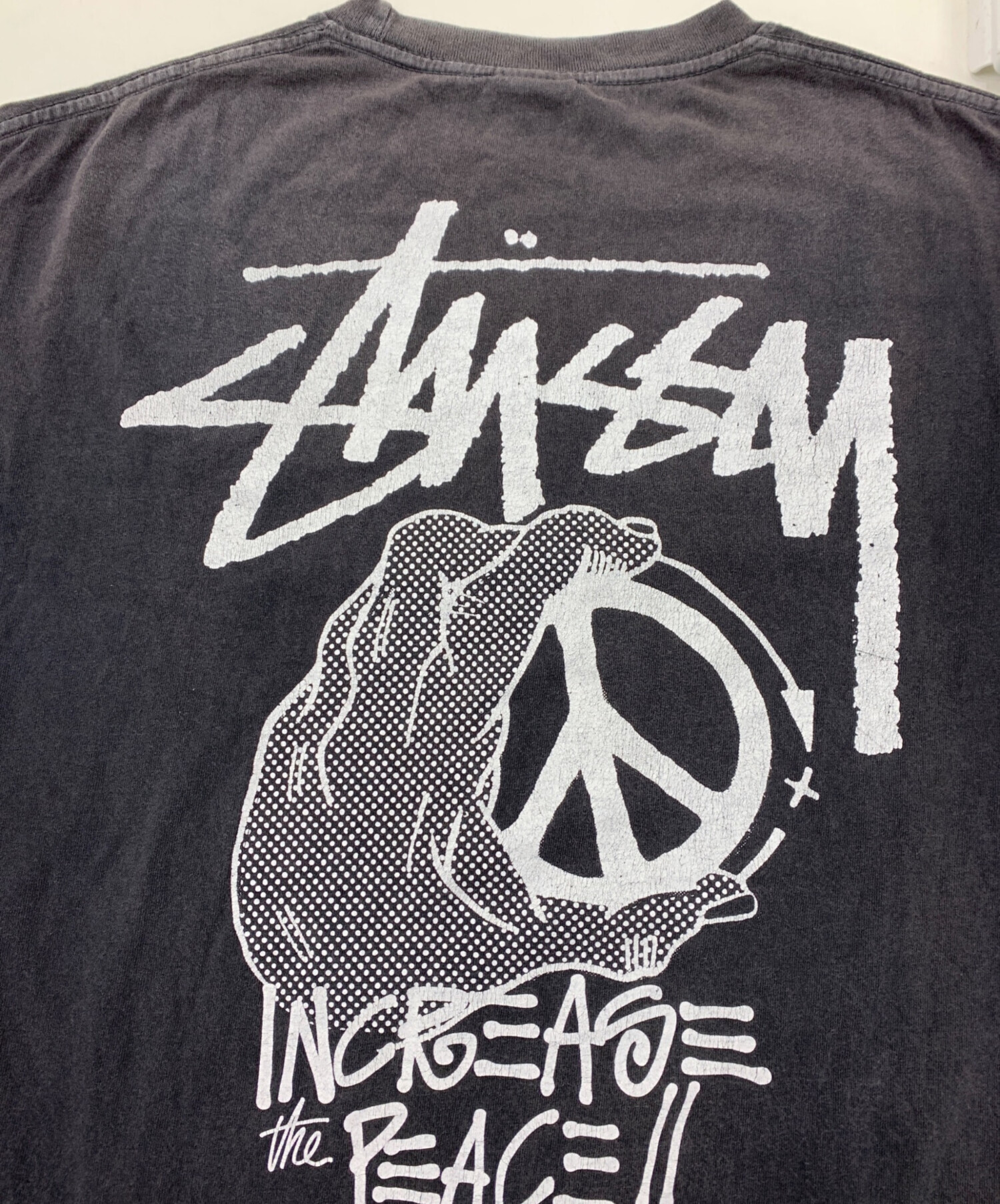 中古・古着通販】stussy (ステューシー) Tシャツ ブラック サイズ:L