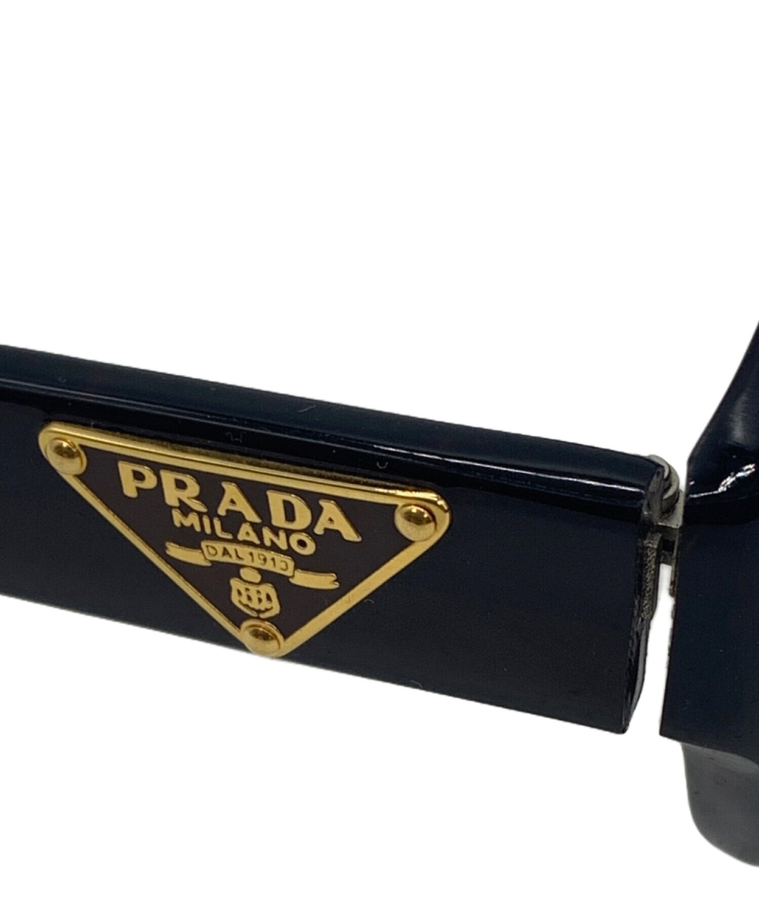 美品　PRADA プラダ　サングラス　ベッコウ　三角ロゴプレート 中古・古着通販】PRADA (プラダ) 三角ロゴプレート サングラス