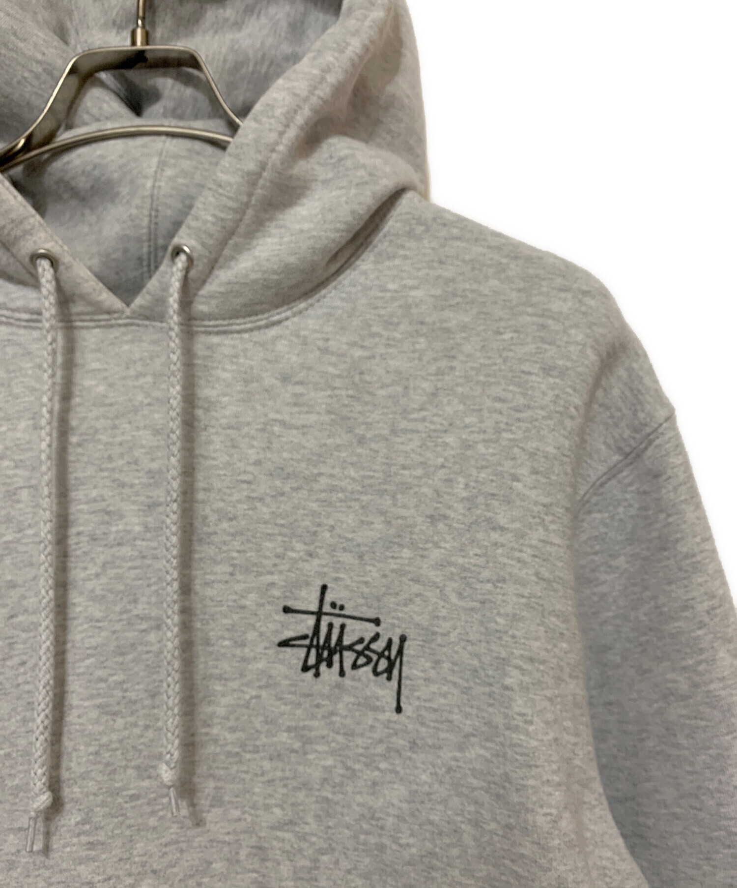 中古・古着通販】stussy (ステューシー) パーカー グレー サイズ:L