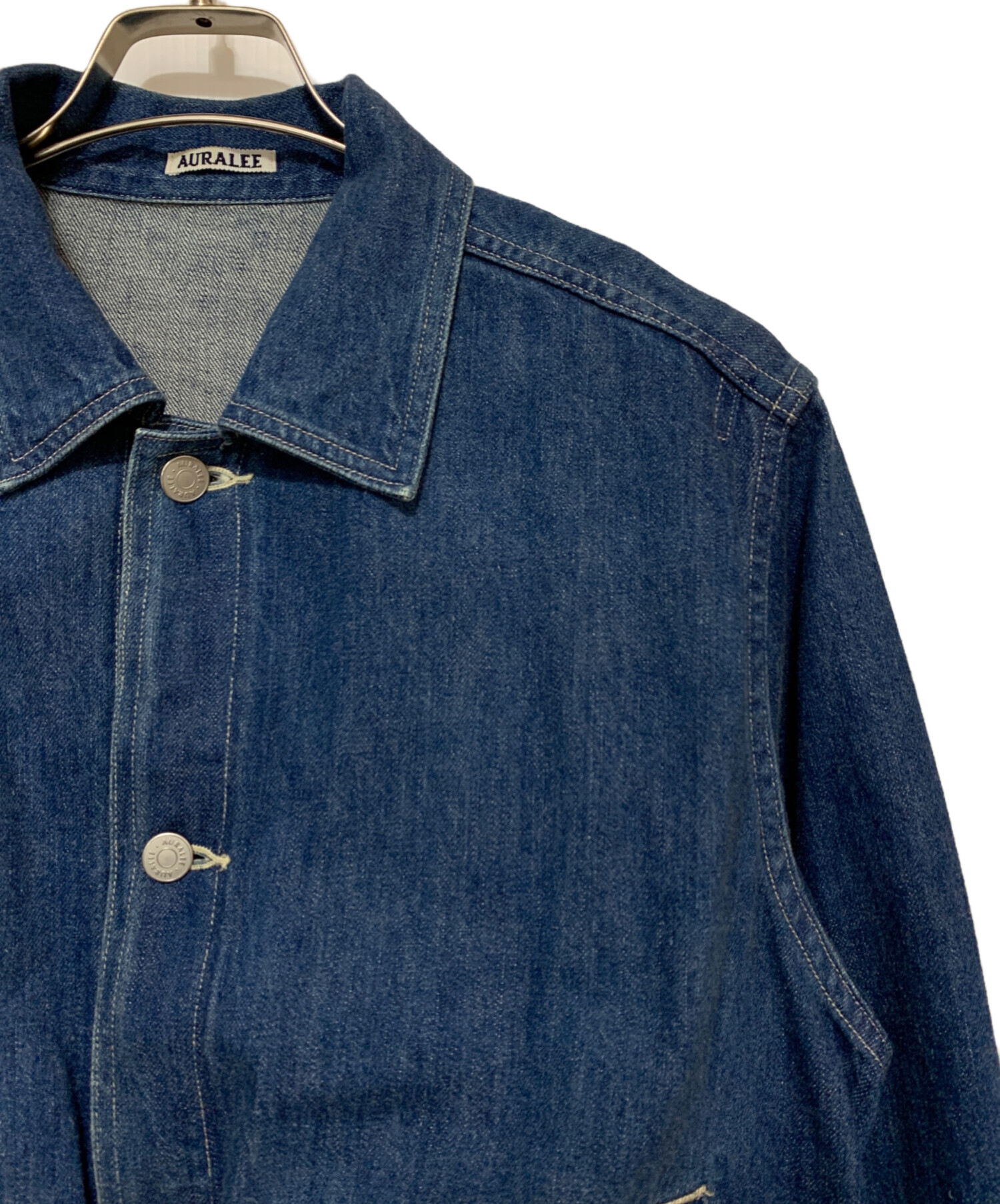 中古・古着通販】AURALEE (オーラリー) SELVEDGE LIGHT DENIM BLOUSON 
