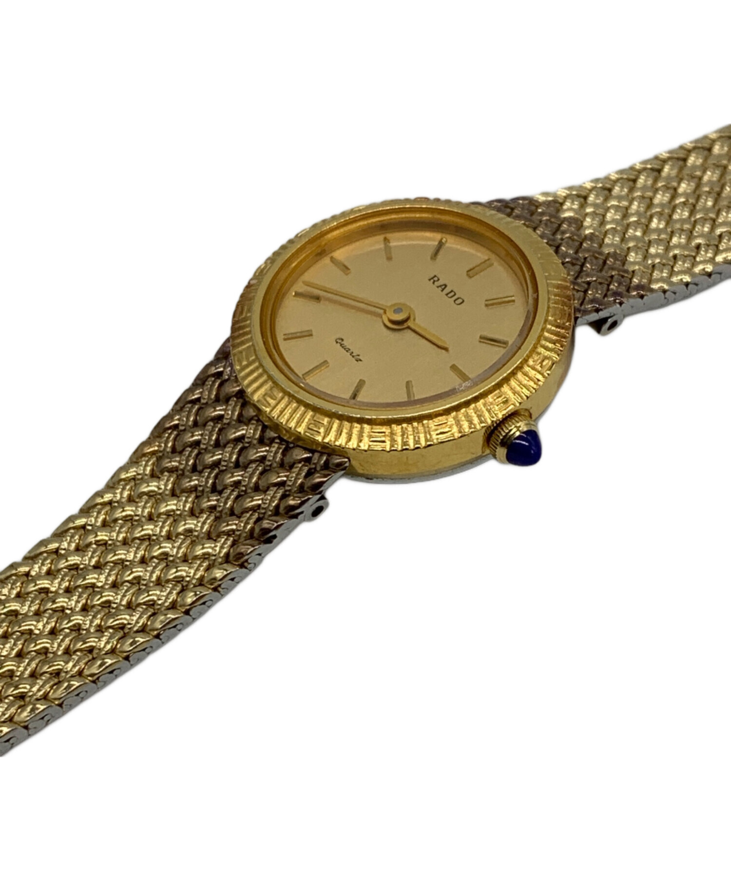 中古・古着通販】RADO (ラドー) クォーツ腕時計 ゴールド｜ブランド 