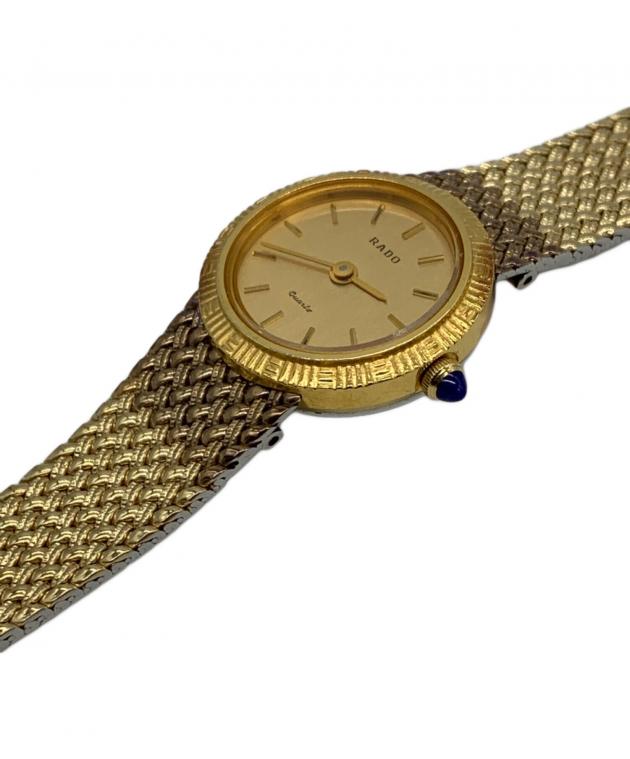 中古・古着通販】RADO (ラドー) クォーツ腕時計 ゴールド｜ブランド