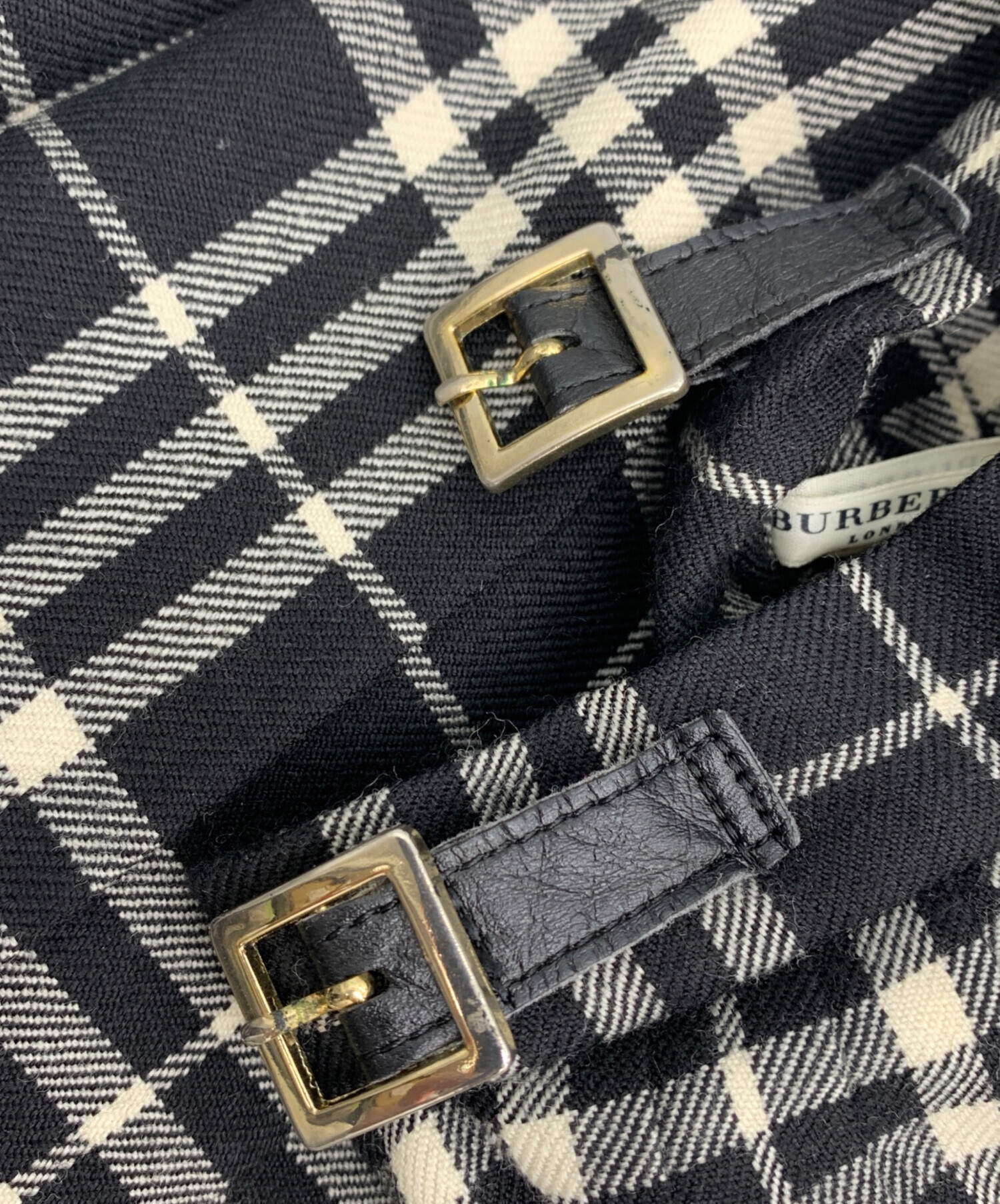 バーバリーロンドン　BURBERRY LONDON ラップスカート　プリーツ 中古・古着通販】BURBERRY LONDON (バーバリーロンドン) ノバチェック