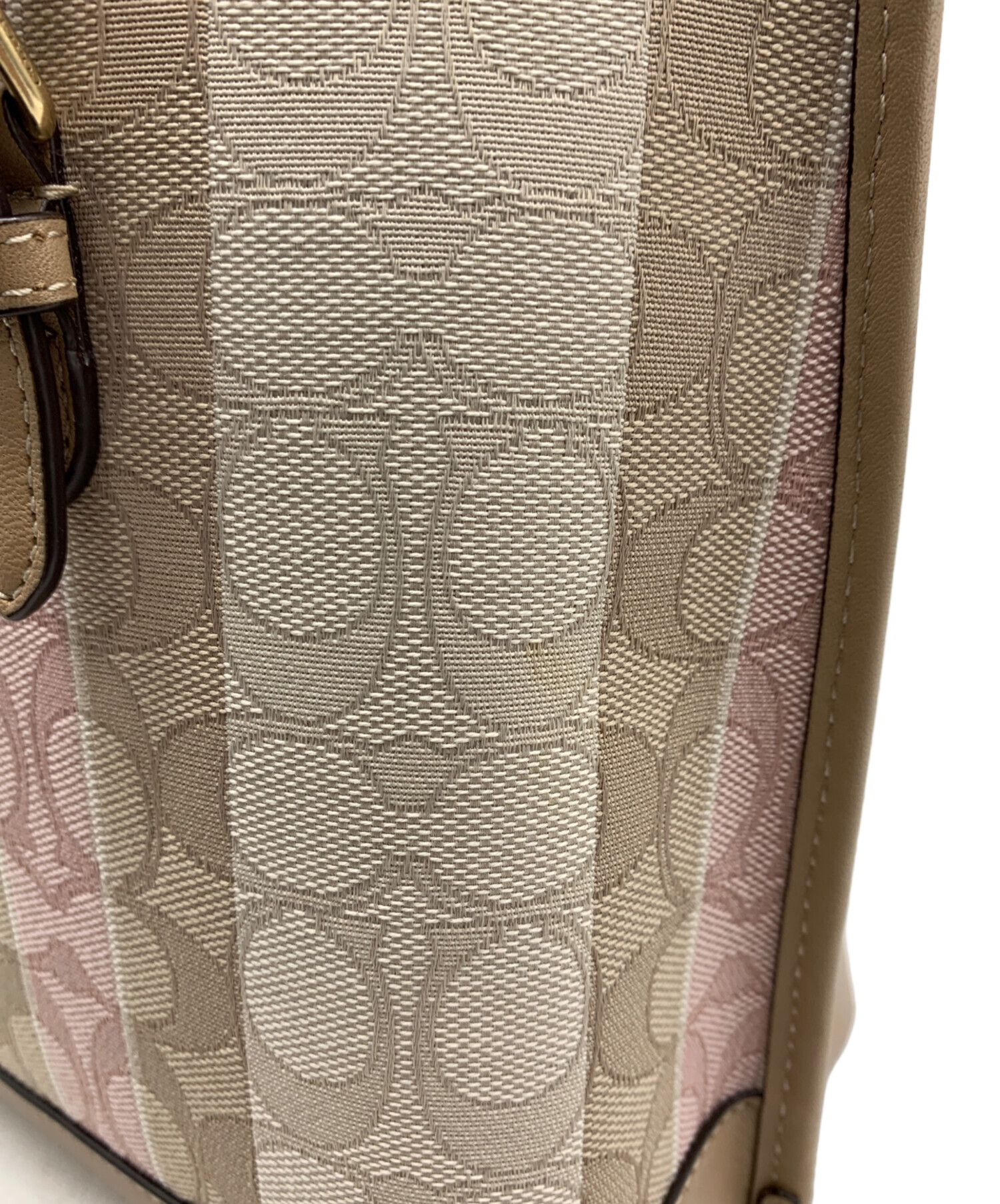 中古・古着通販】COACH (コーチ) モリー トート 25 ジャガードウィズ