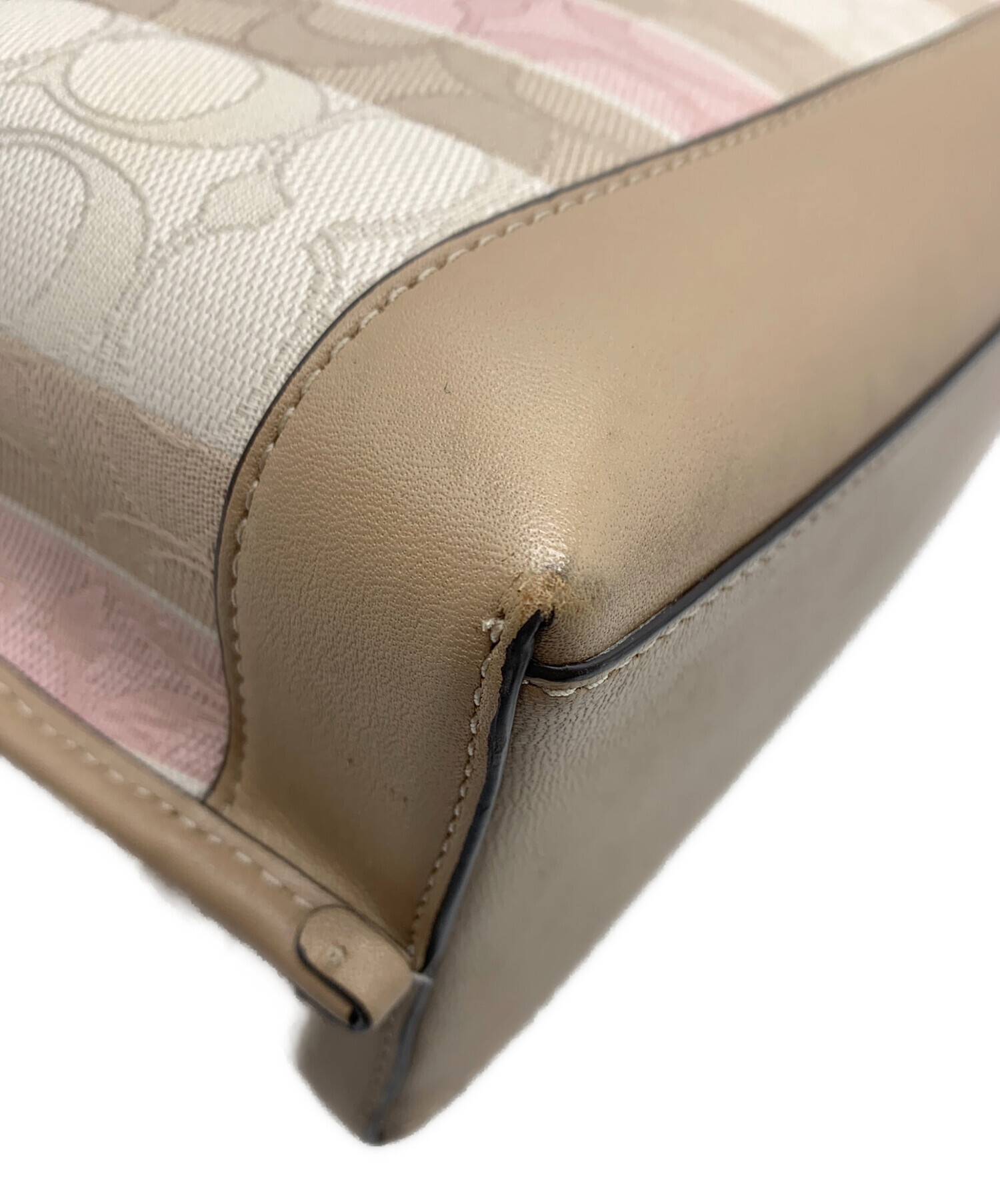 中古・古着通販】COACH (コーチ) モリー トート 25 ジャガードウィズ