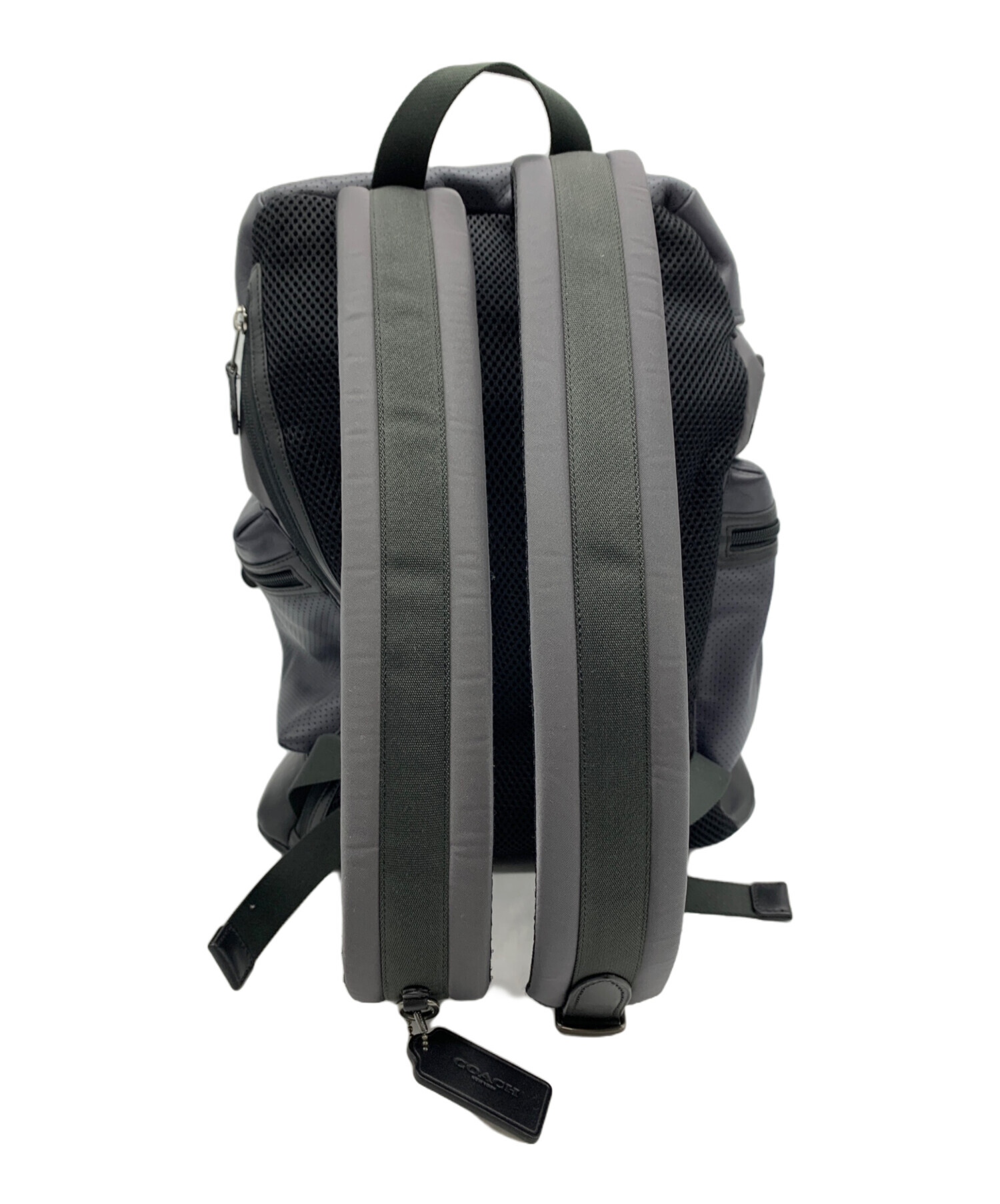 中古・古着通販】COACH (コーチ) パーフォレイテッドバックパック