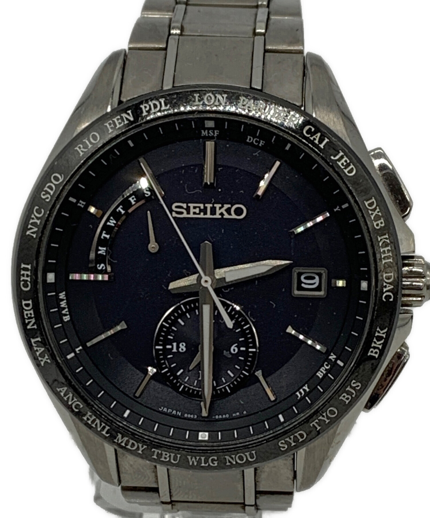 ☆良品 セイコー ブライツ クラシック メンズ 【中古】 中古・古着通販】SEIKO (セイコー) ブライツ ネイビー｜ブランド・古着