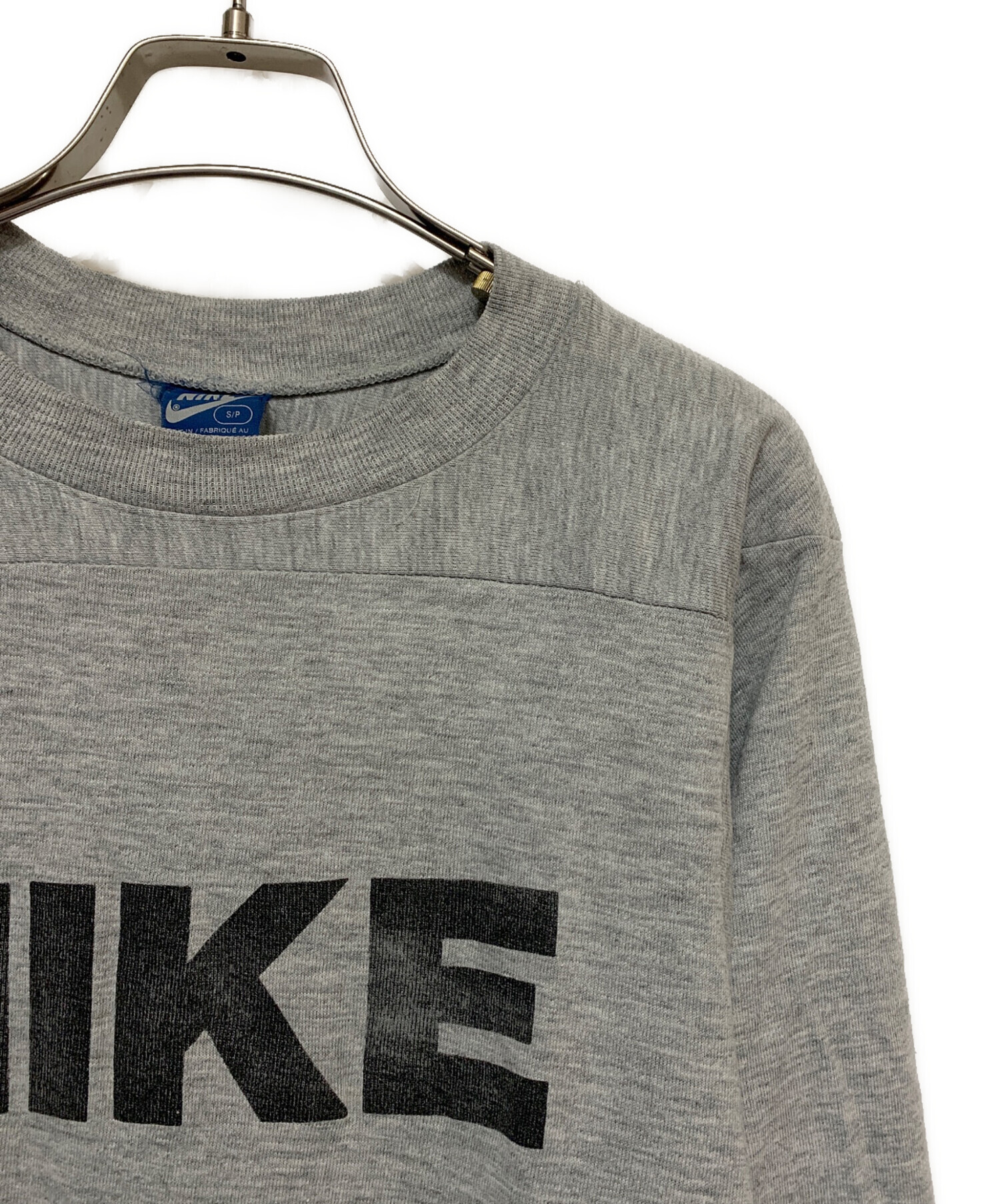 中古・古着通販】NIKE (ナイキ) フットボールTシャツ グレー サイズ:S