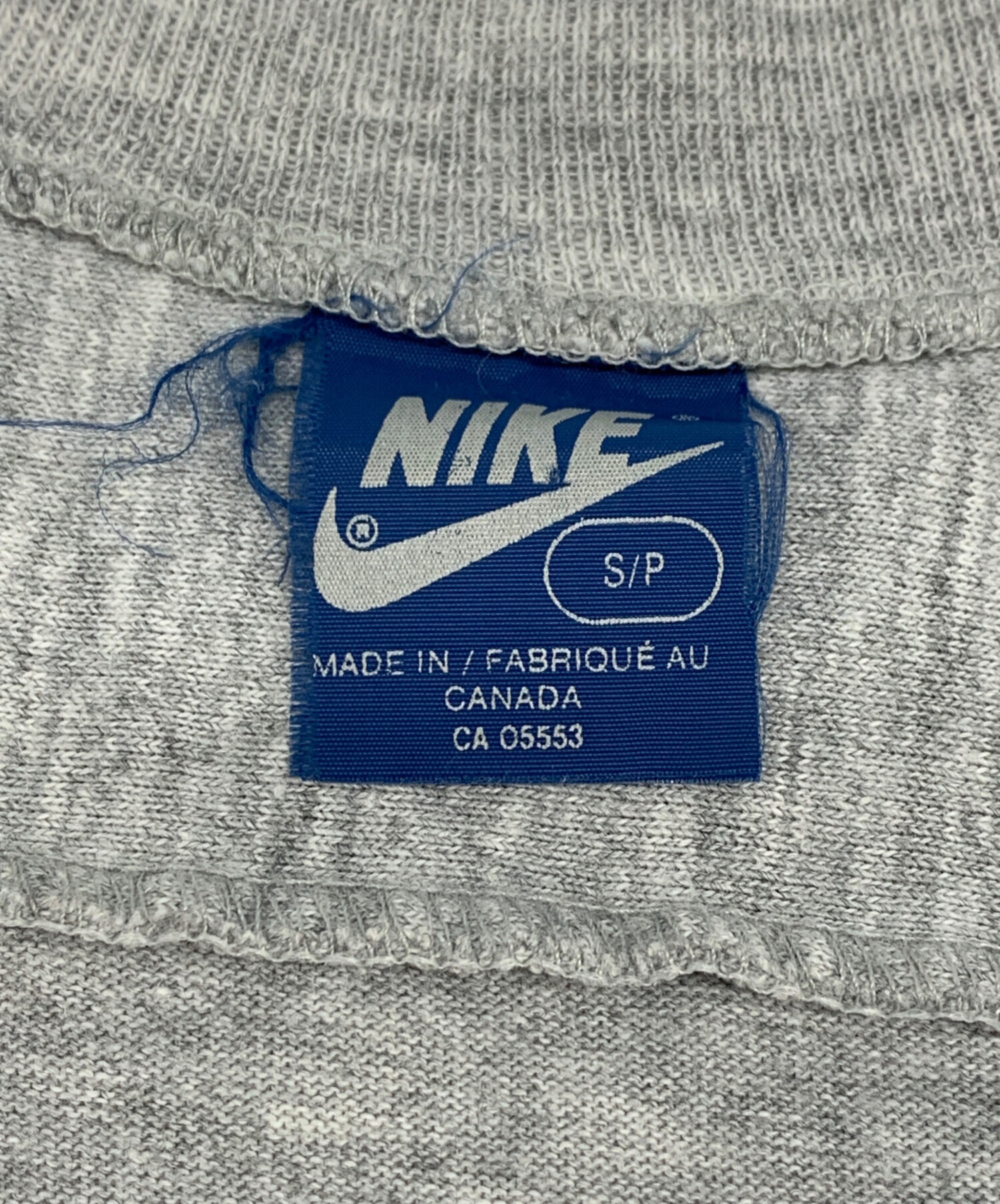 中古・古着通販】NIKE (ナイキ) フットボールTシャツ グレー サイズ:S