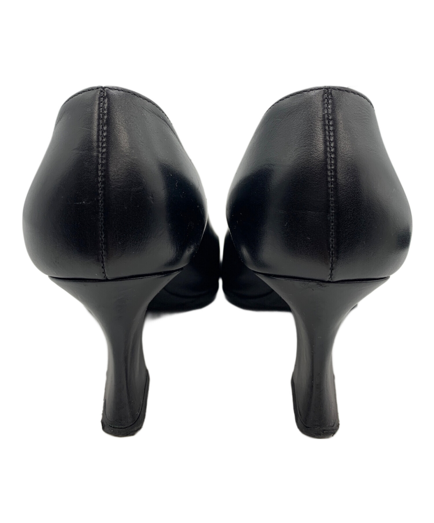 【美品】PRADAプラダ　パンプス　35 中古・古着通販】PRADA (プラダ) パンプス ブラック サイズ:35 1/2