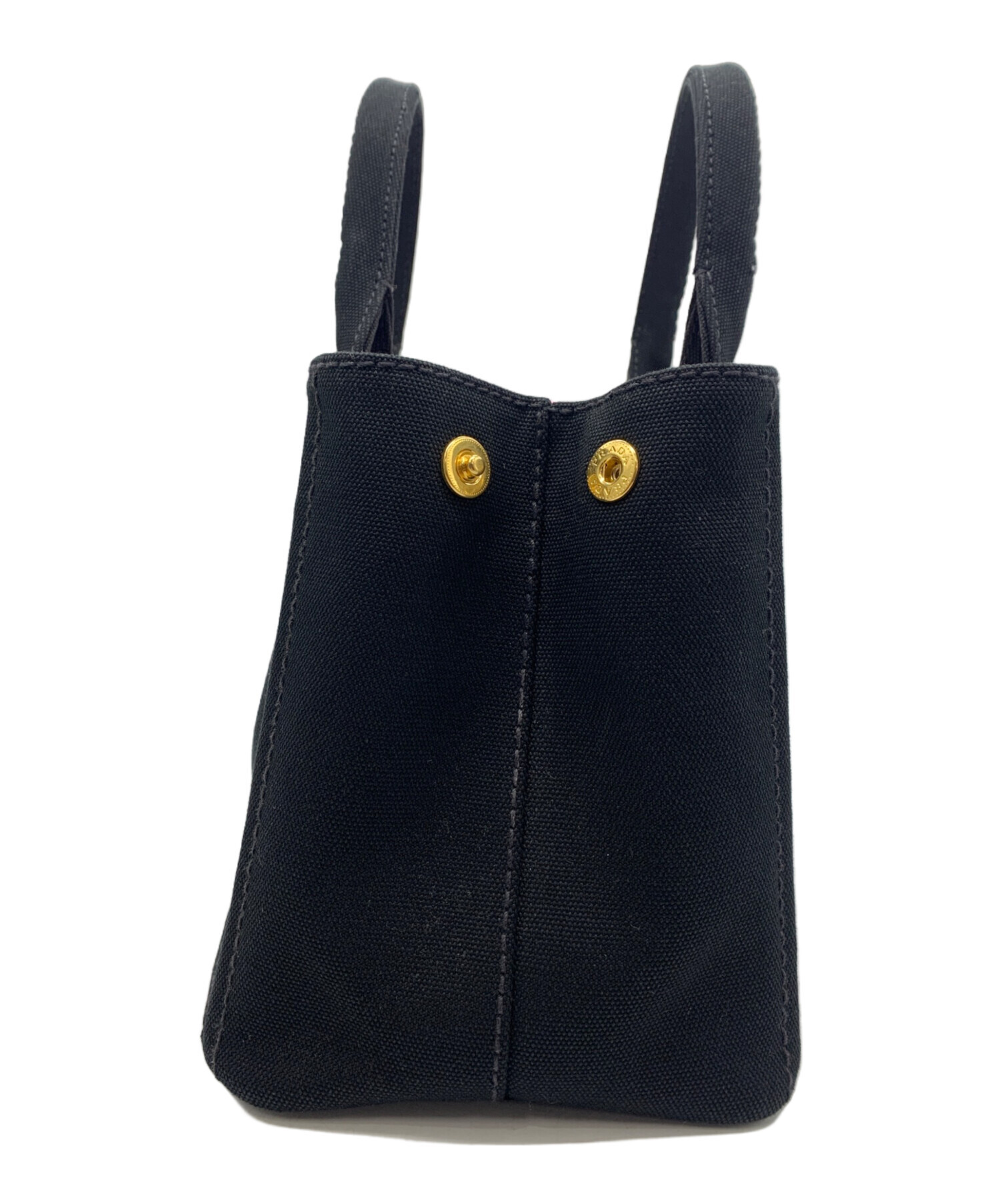 PRADA プラダ　カナパ　ブラック　S PRADA CAPANA プラダカナパS ハンドバッグ ブラック