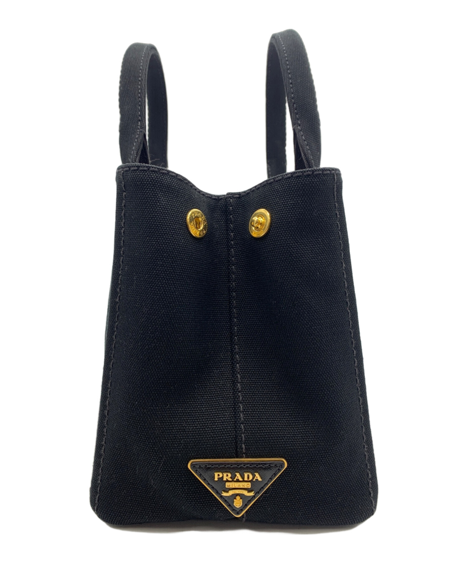 中古・古着通販】PRADA (プラダ) カナパS ブラック×ピンク｜ブランド 