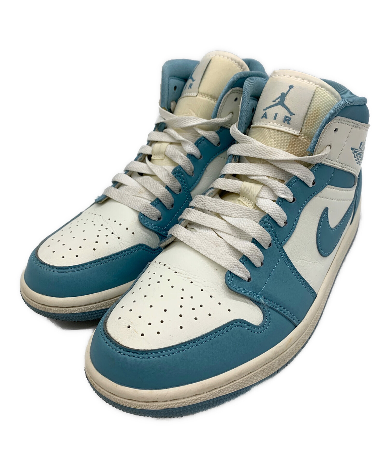 中古・古着通販】NIKE (ナイキ) ハイカットスニーカー ブルー×ホワイト 