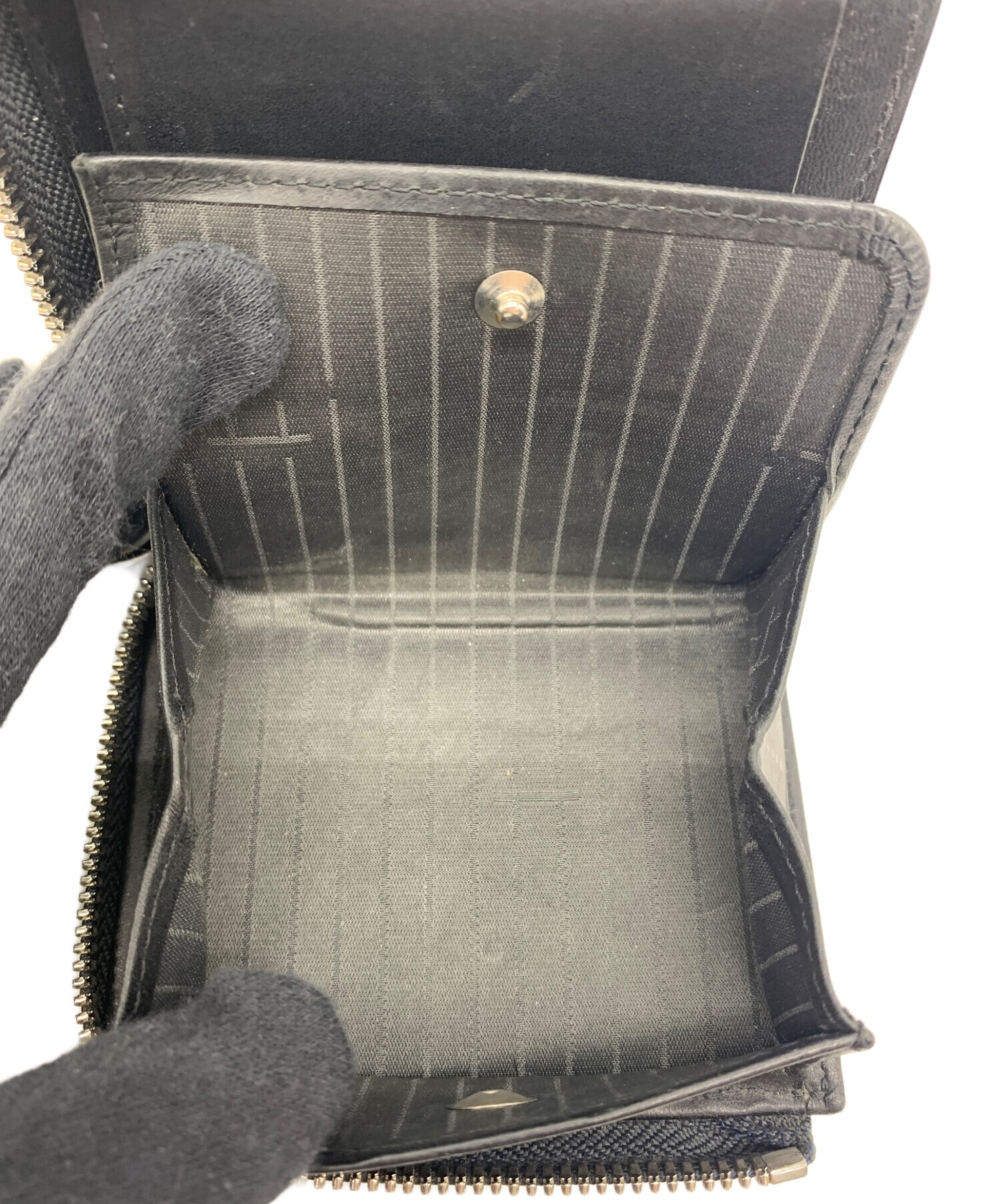 中古・古着通販】ITTI (イッチ) コンパクトウォレット ブラック
