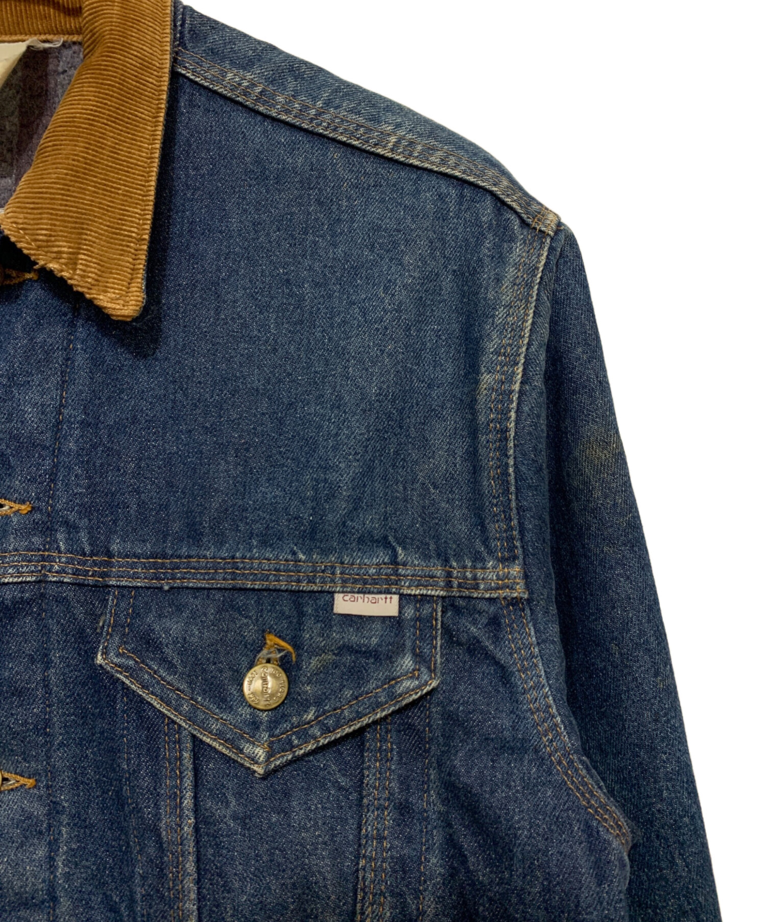 中古・古着通販】CarHartt (カーハート) デニムジャケット インディゴ 