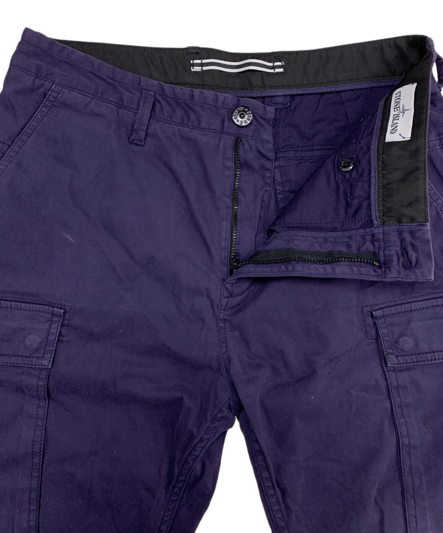 STONE  (ストーンアイランド) カーゴショーツ W30パープル 中古・古着通販】STONE ISLAND (ストーンアイランド) TYPE SL カーゴ
