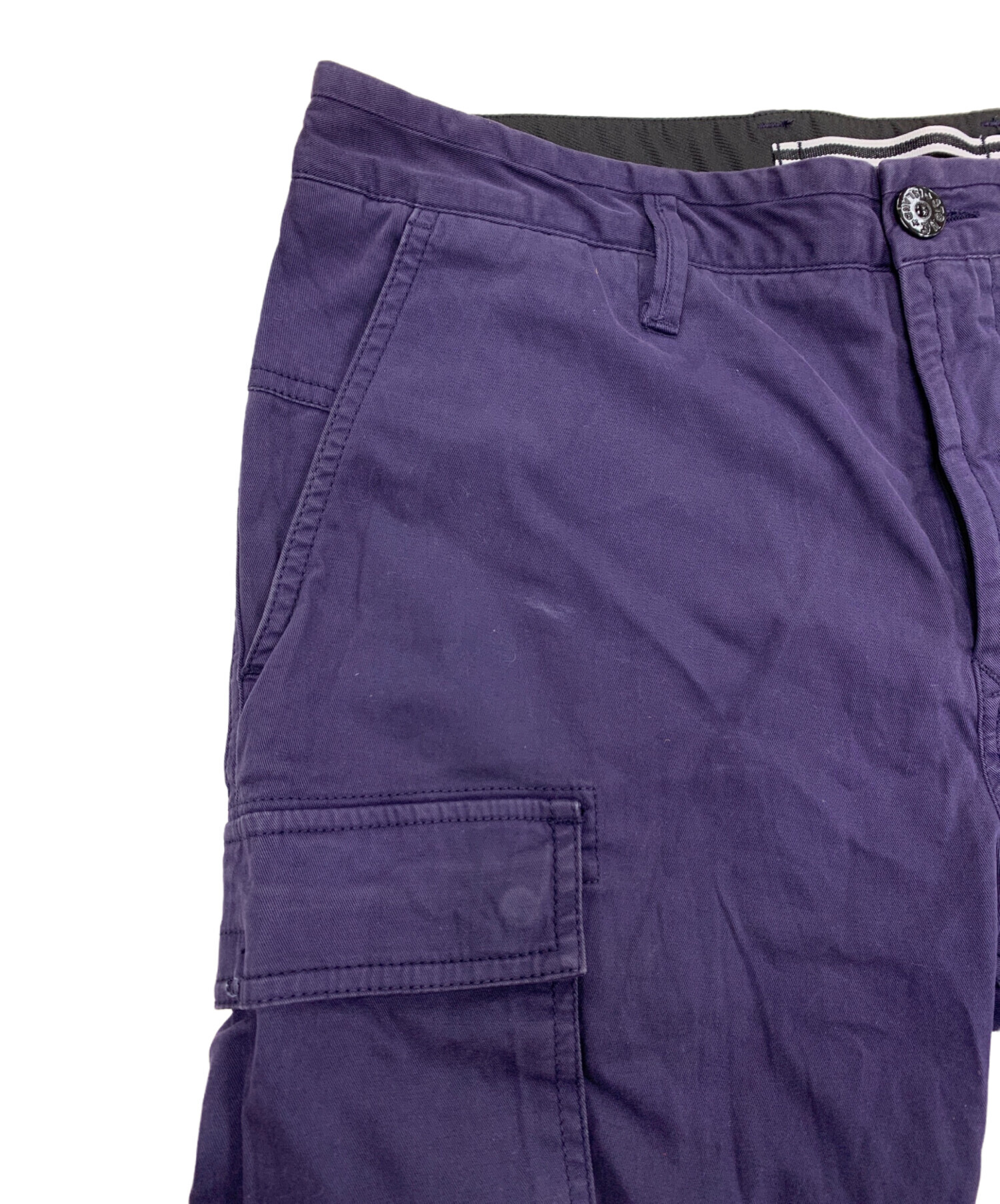 STONE  (ストーンアイランド) カーゴショーツ W30パープル 中古・古着通販】STONE ISLAND (ストーンアイランド) TYPE SL カーゴ