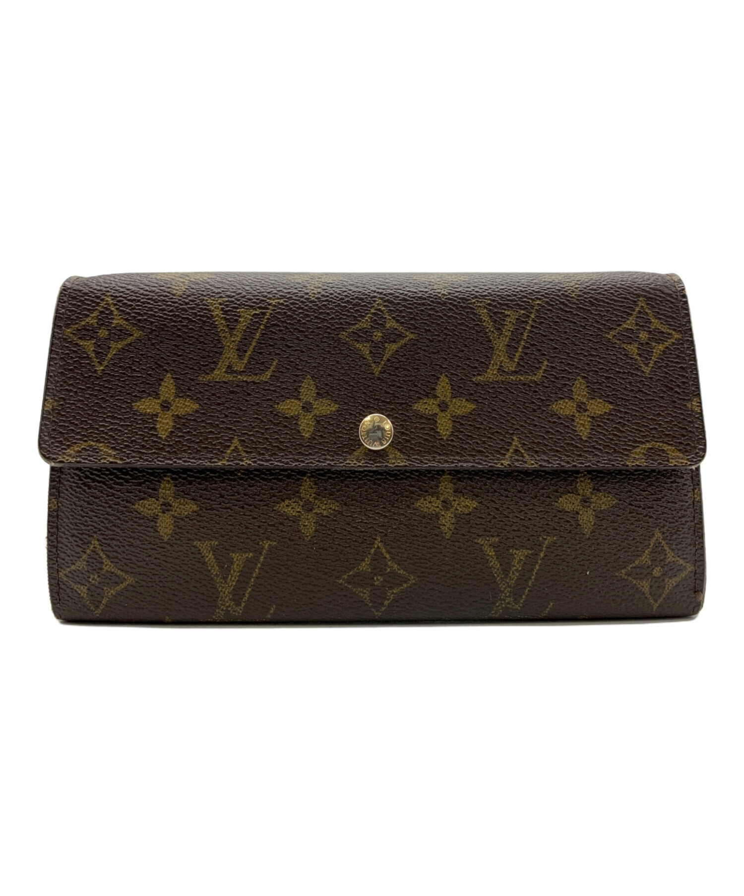 ルイヴィトン 長財布 中古 中古・古着通販】LOUIS VUITTON (ルイ ヴィトン) 長財布 ブラウン