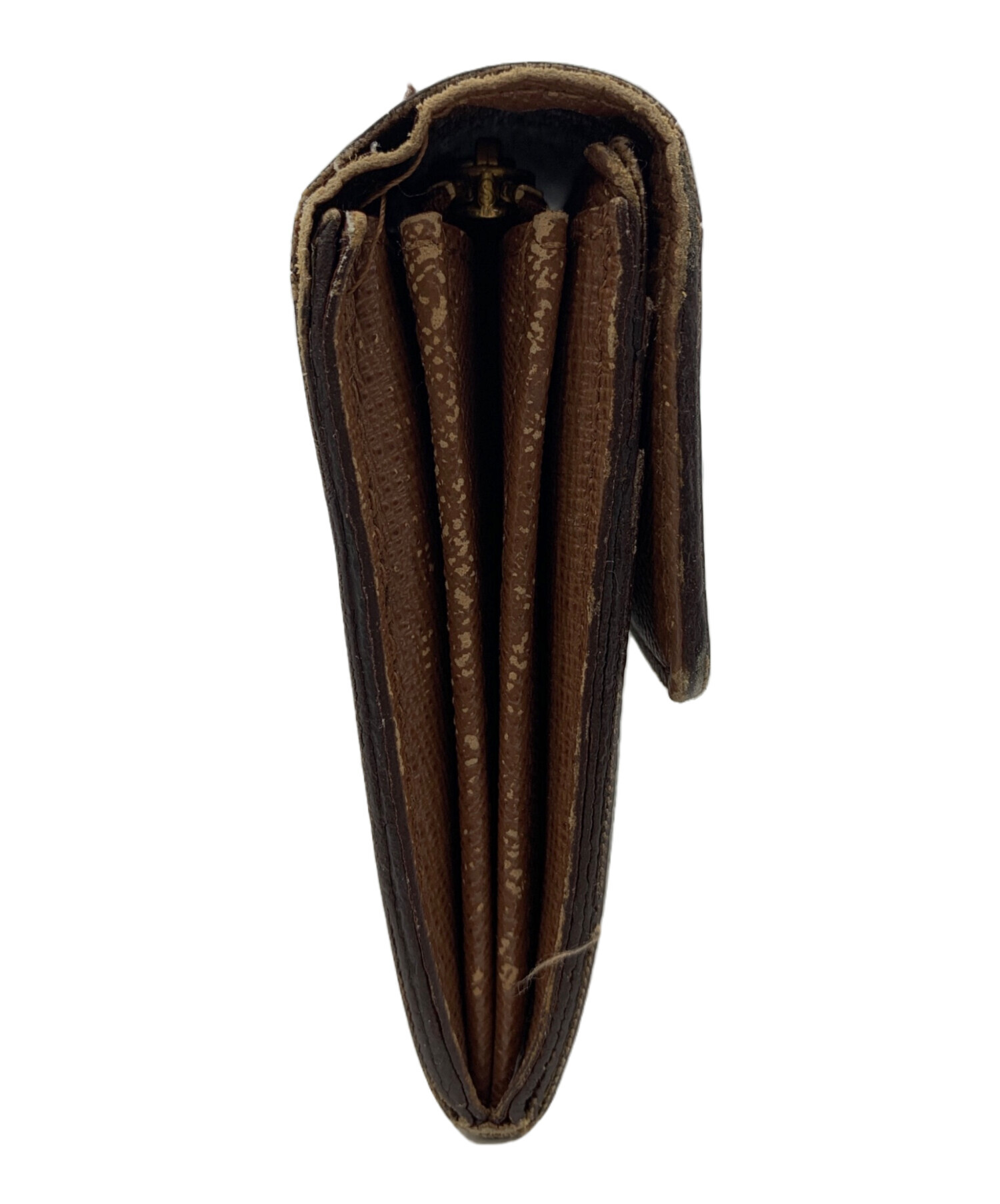 中古・古着通販】LOUIS VUITTON (ルイ ヴィトン) 長財布 ブラウン