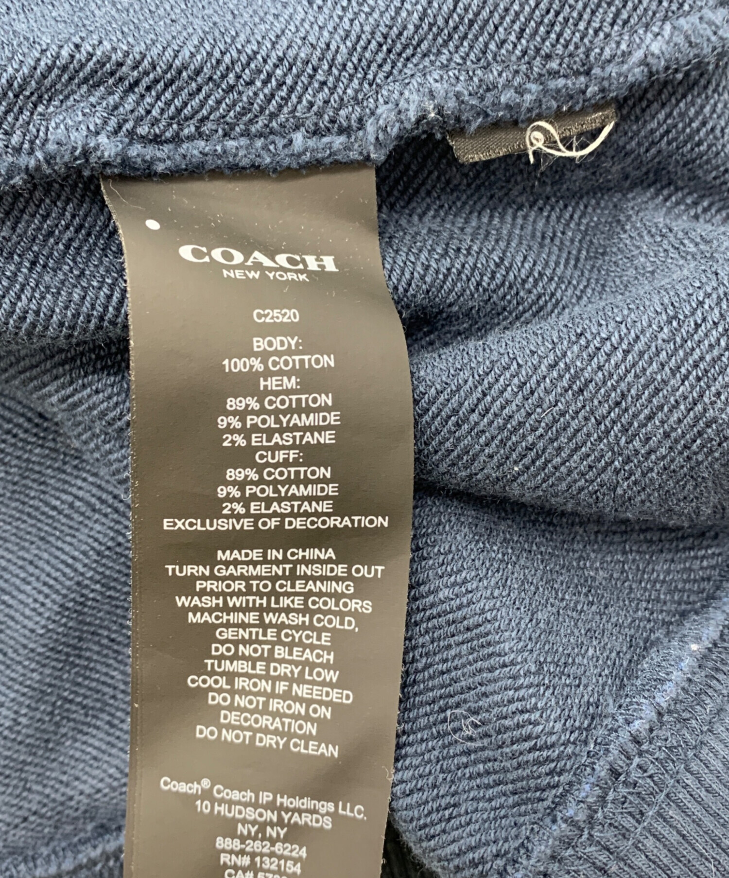 中古・古着通販】COACH (コーチ) スウェット ネイビー サイズ:S