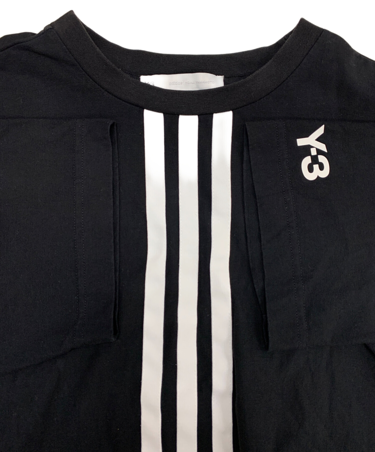 Y-3 ワイスリー Tシャツ・カットソー XS 黒 【古着】【中古】 中古・古着通販】Y-3 (ワイスリー) Tシャツ ブラック サイズ:XS