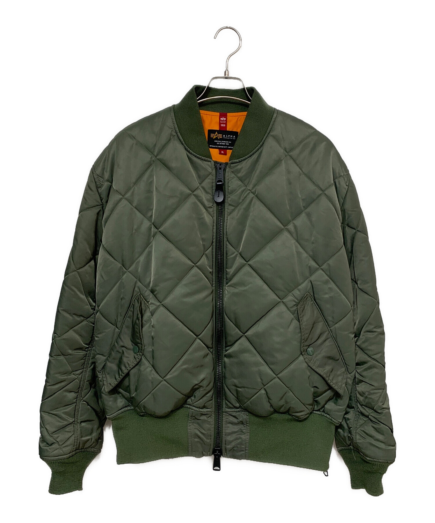 ALPHA × monkey time【別注】SIDE ZIP MA-1（L）緑 中古・古着通販】ALPHA (アルファ) MONKEY TIME (モンキータイム) MA-1