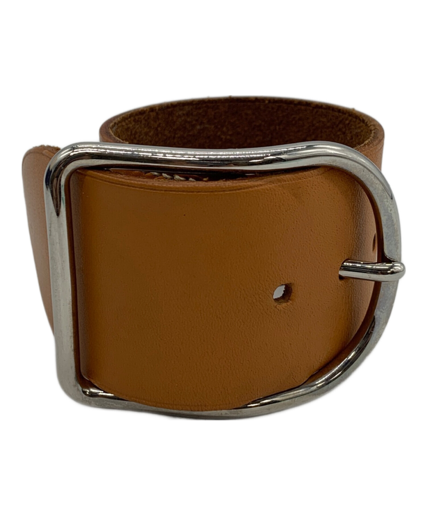 中古・古着通販】HERMES (エルメス) レザーブレストレット ブラウン
