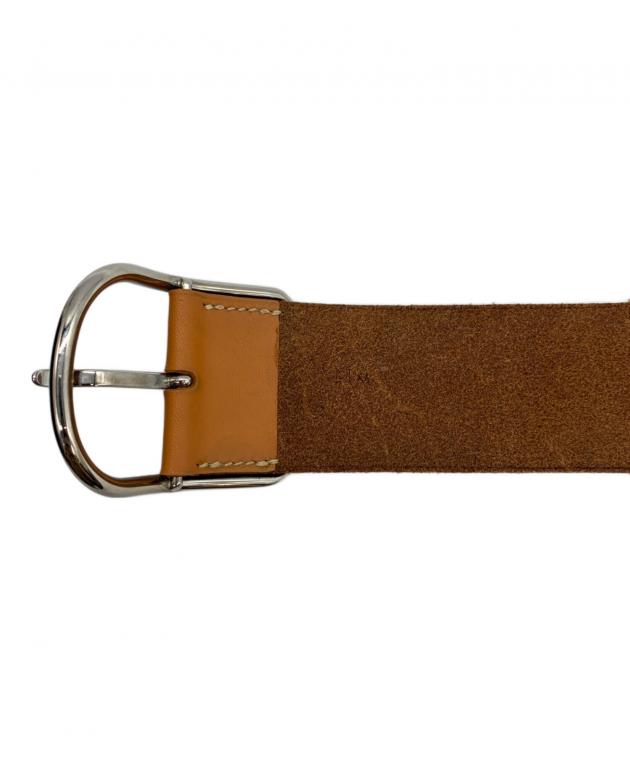 中古・古着通販】HERMES (エルメス) レザーブレストレット ブラウン