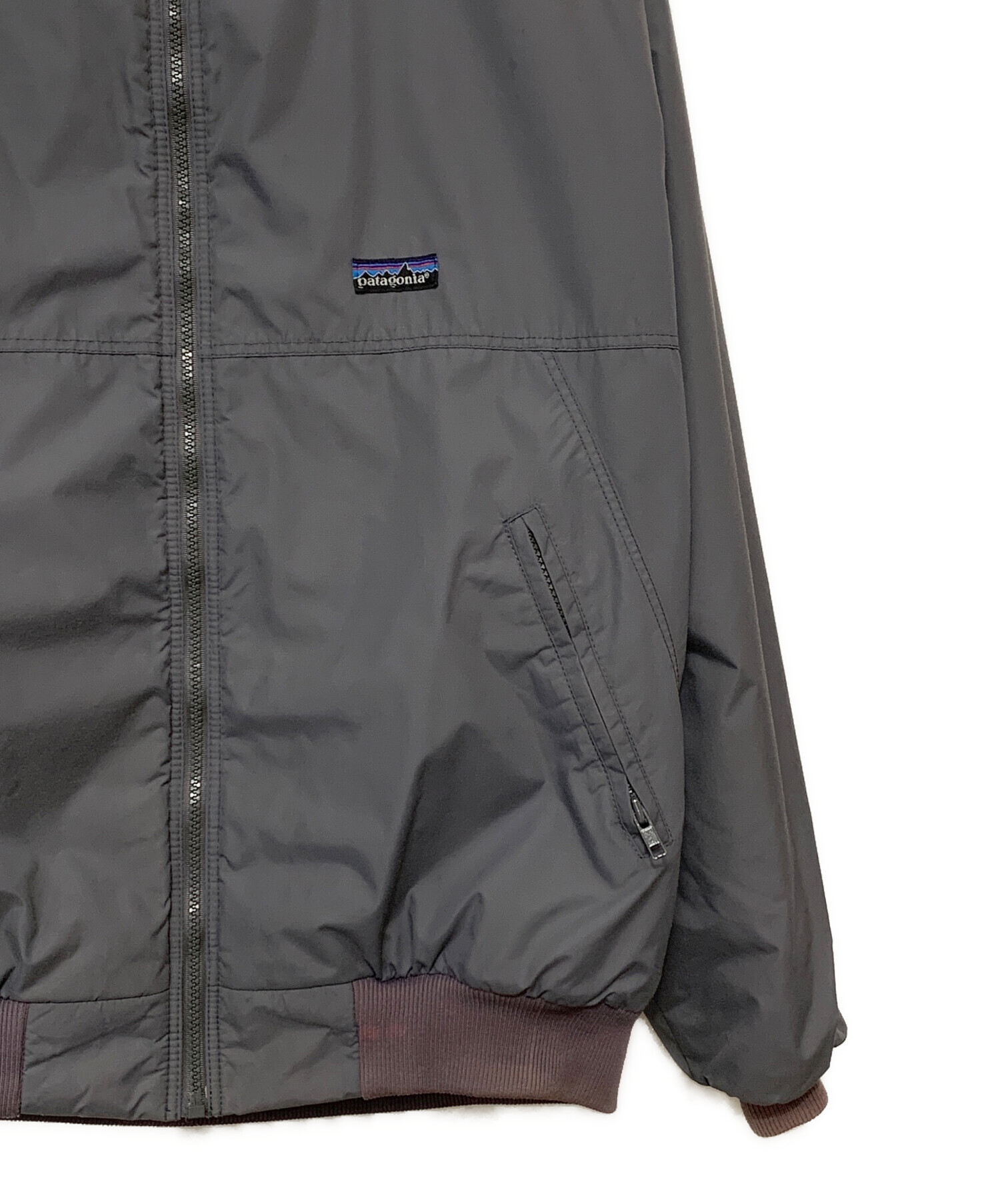 patagonia パタゴニア グレー ジャケット L ナイロン 中古・古着通販】Patagonia (パタゴニア) シェルドシンチラジャケット