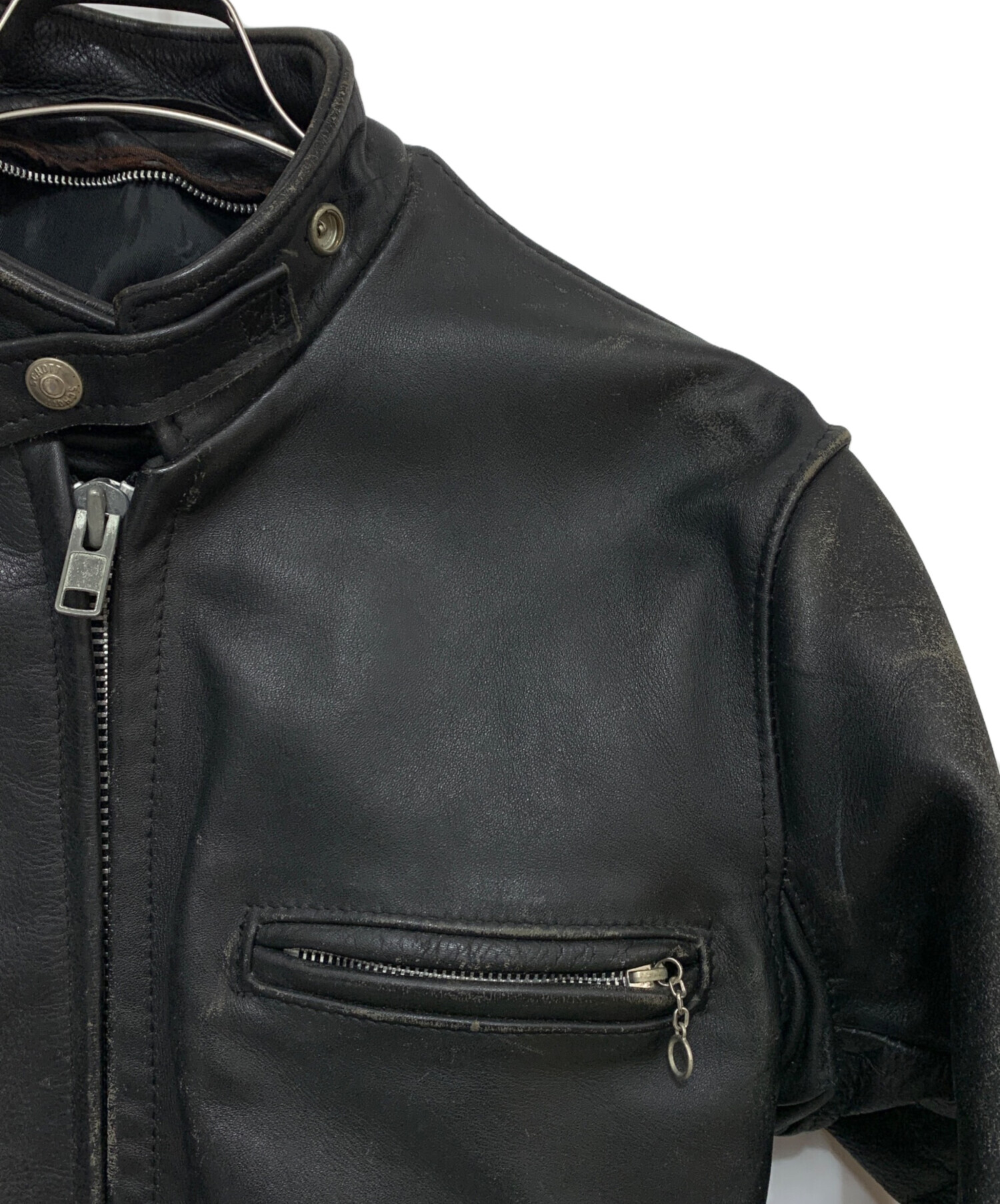 中古・古着通販】Schott (ショット) シングルライダースジャケット 