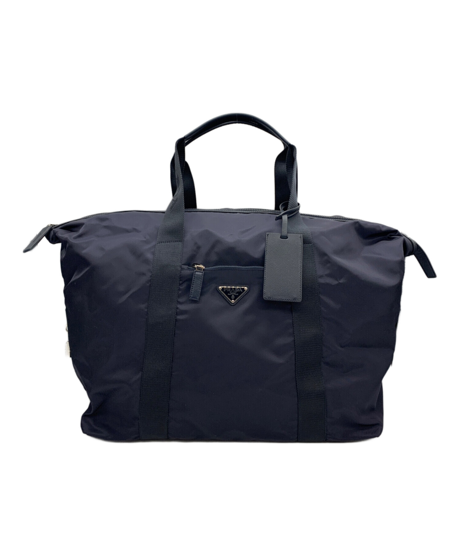 プラダ テスートナイロン レザー 2輪 キャリーバッグ トラベルバッグ PRADA】【旅行】プラダ『ナイロン スーツケース 2輪』メンズ