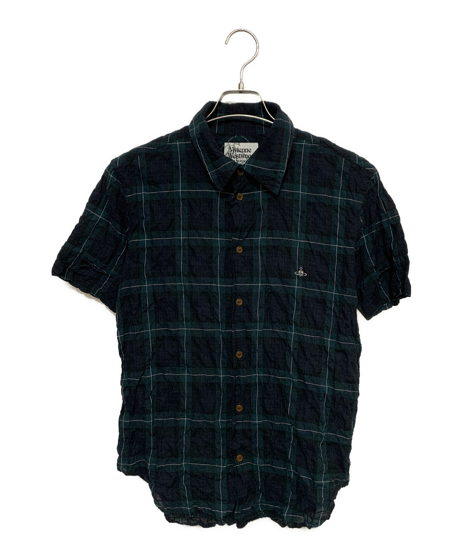 ヴィヴィアンウエストウッド　変形Tシャツ　ネイビー 中古・古着通販】Vivienne Westwood (ヴィヴィアンウエストウッド