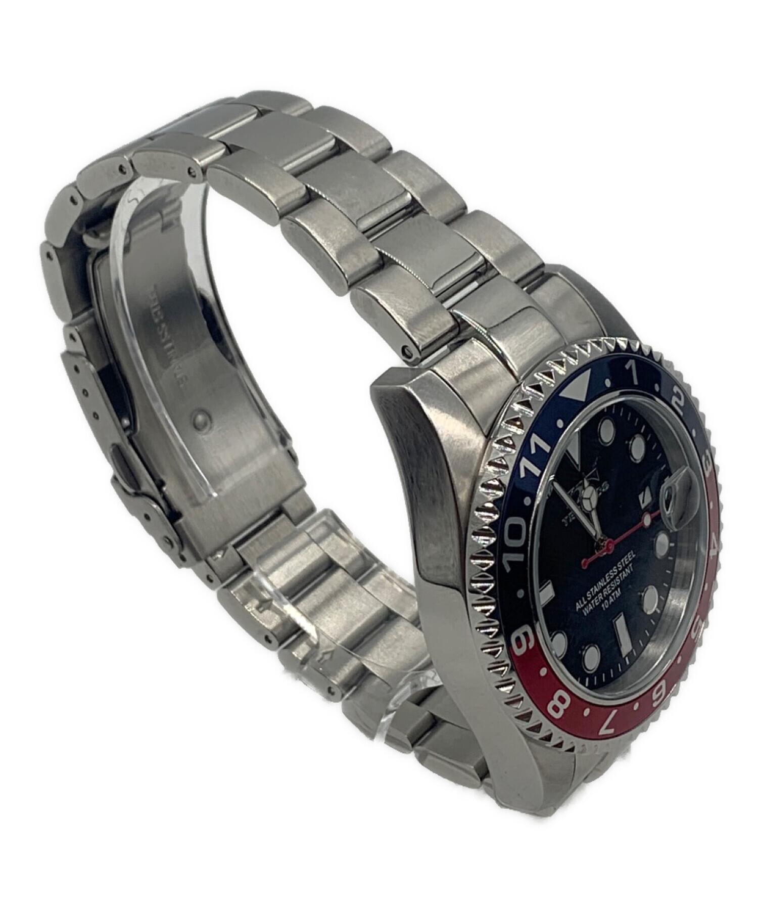 【週末限定値下】TECHNOS 腕時計　メンズ　2点セット　カーボン　シルバー 中古・古着通販】TECHNOS (テクノス) 腕時計 ブルー×レッド｜ブランド