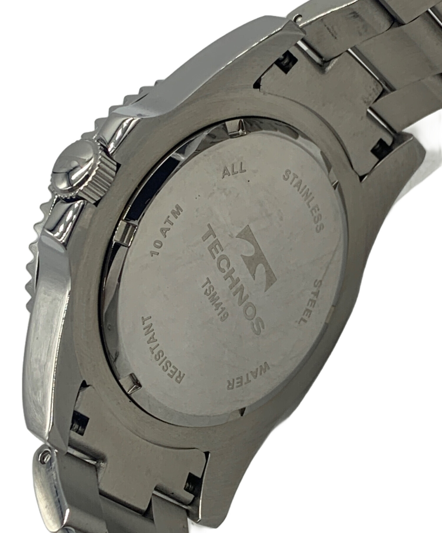 中古・古着通販】TECHNOS (テクノス) 腕時計 ブルー×レッド｜ブランド 