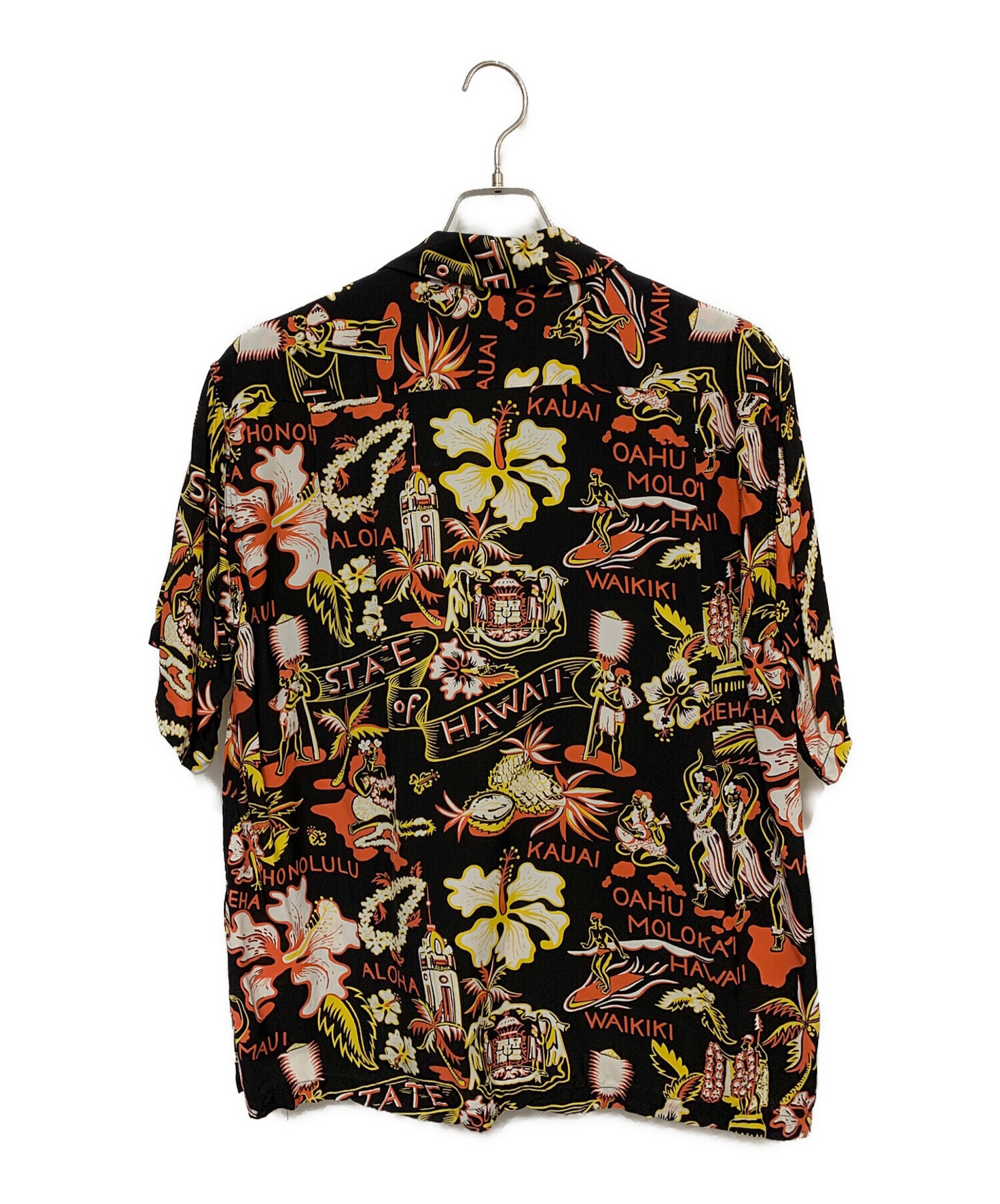 中古・古着通販】Sun Surf (サンサーフ) アロハシャツ ブラック サイズ