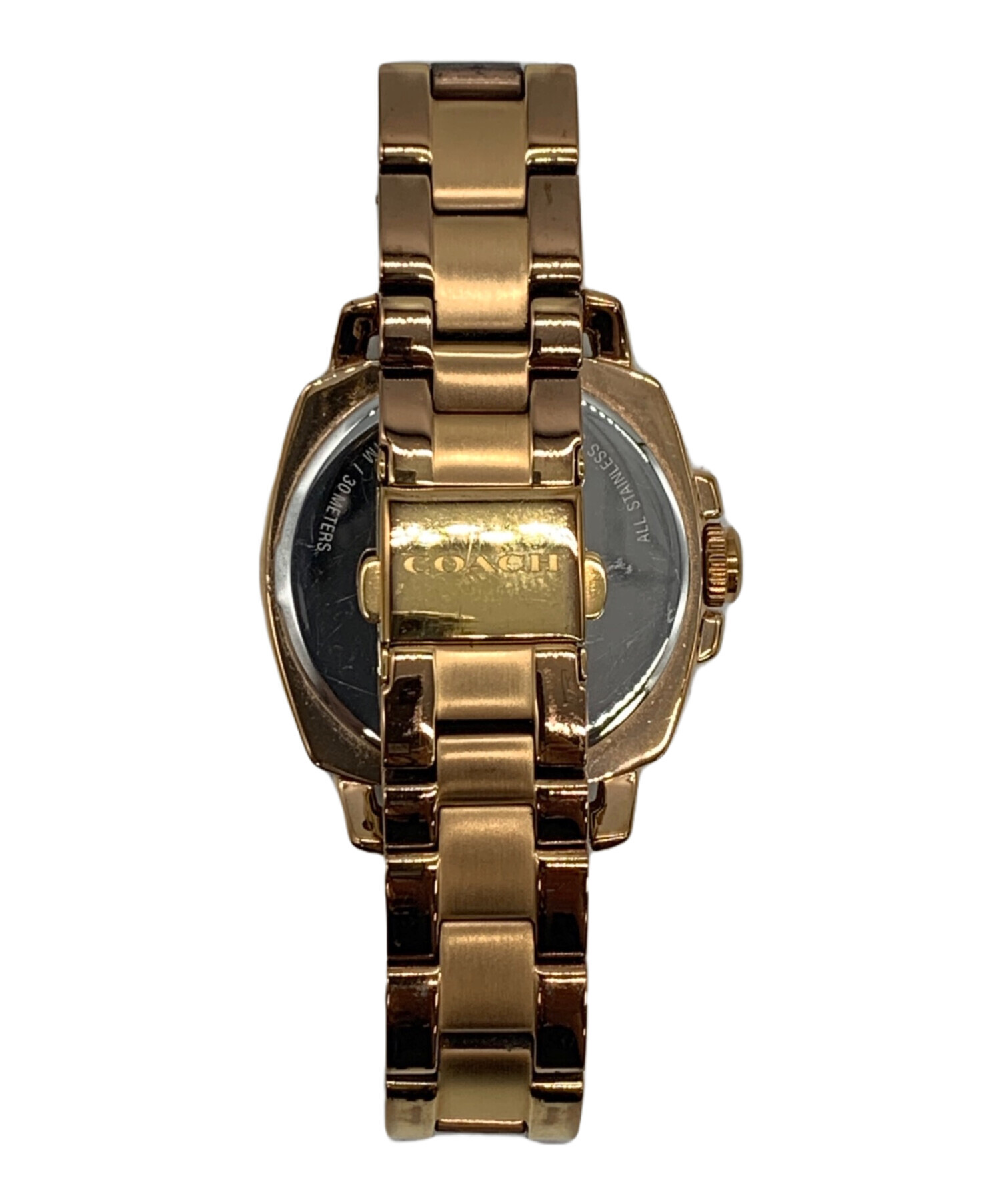 中古・古着通販】COACH (コーチ) クォーツ腕時計 ゴールド｜ブランド