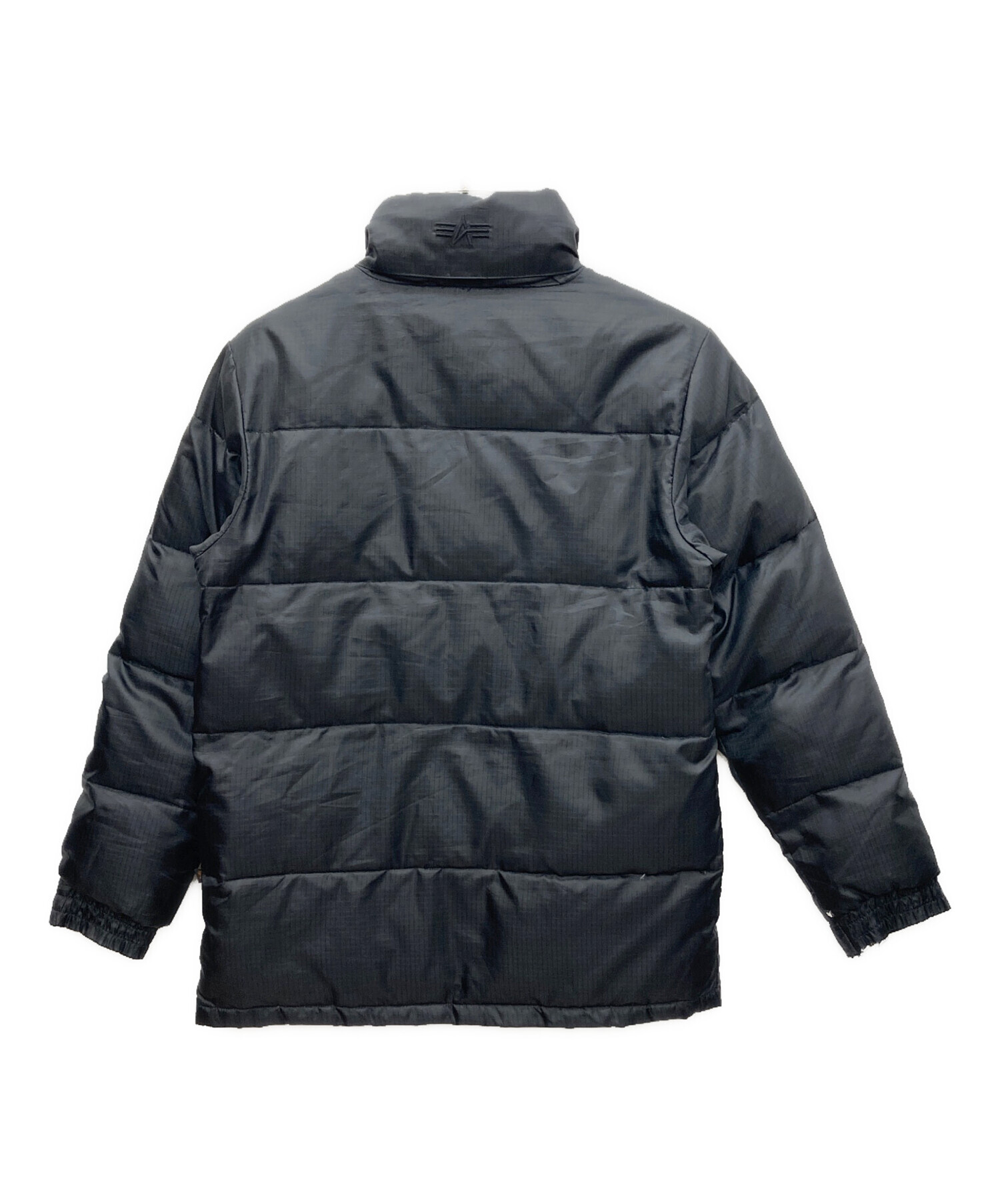 ALPHA INDUSTRIES ブラックダウンジャケット X-LARGE 中古・古着通販】ALPHA INDUSTRIES (アルファインダストリーズ) ダウン