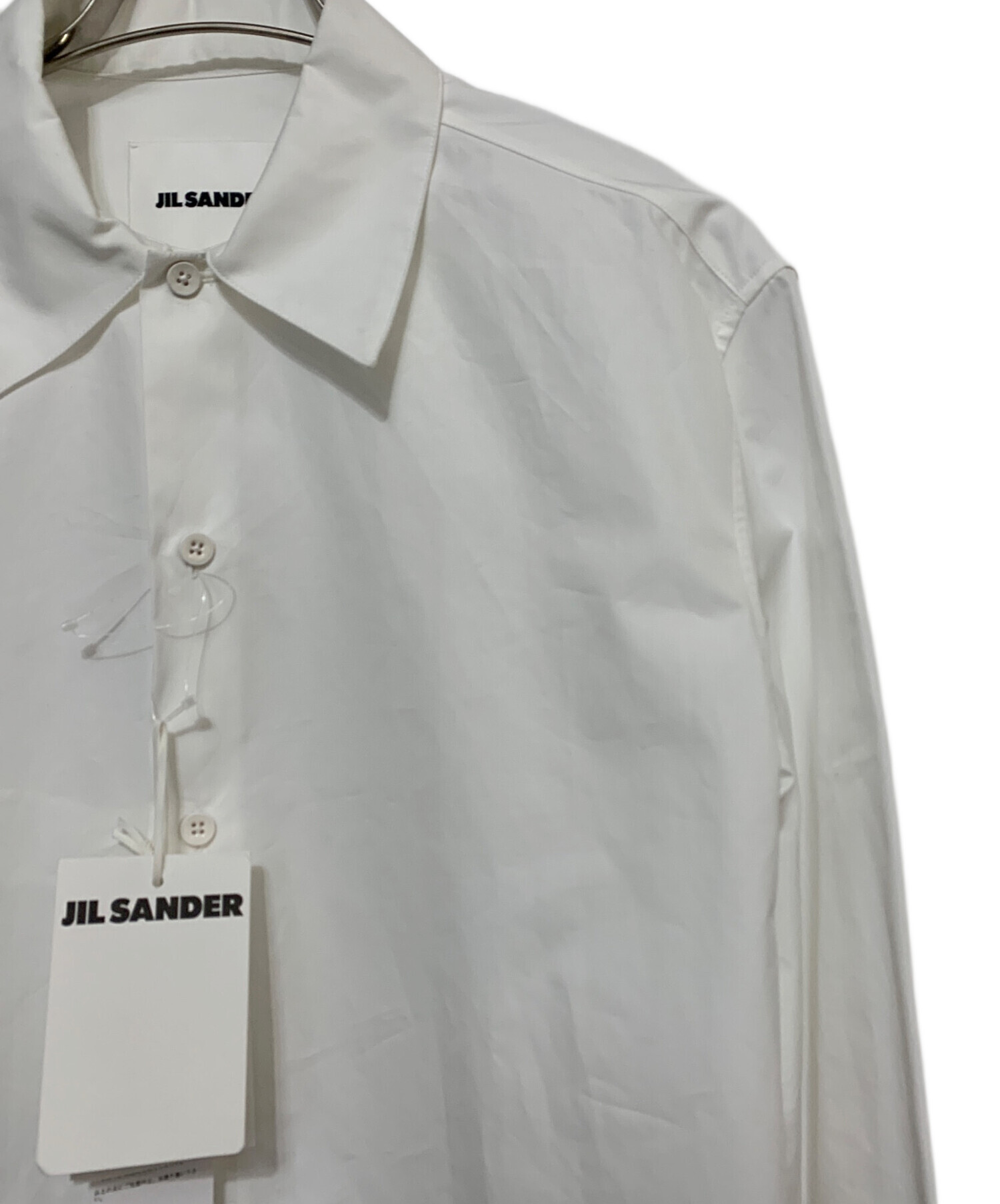 【22AW 美品】 JIL SANDER オーガニックコットン比翼シャツ 中古・古着通販】JIL SANDER (ジルサンダー) オーガニックコットン