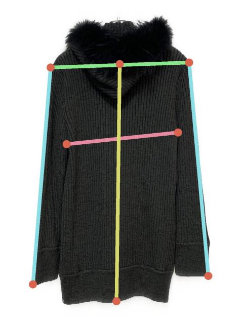 中古・古着通販】BURBERRY GOLF (バーバリーゴルフ) ニットジャケット