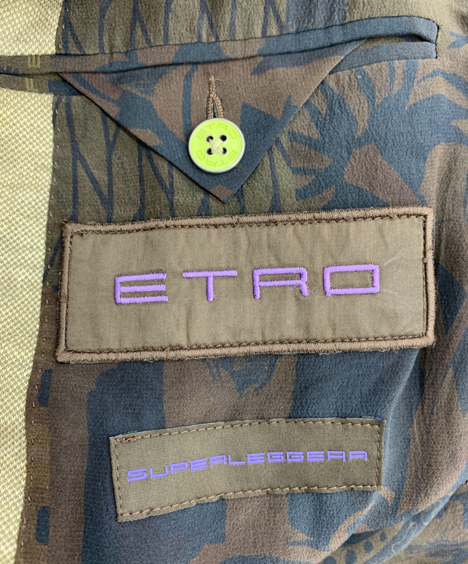 中古・古着通販】ETRO (エトロ) テーラードジャケット ベージュ サイズ