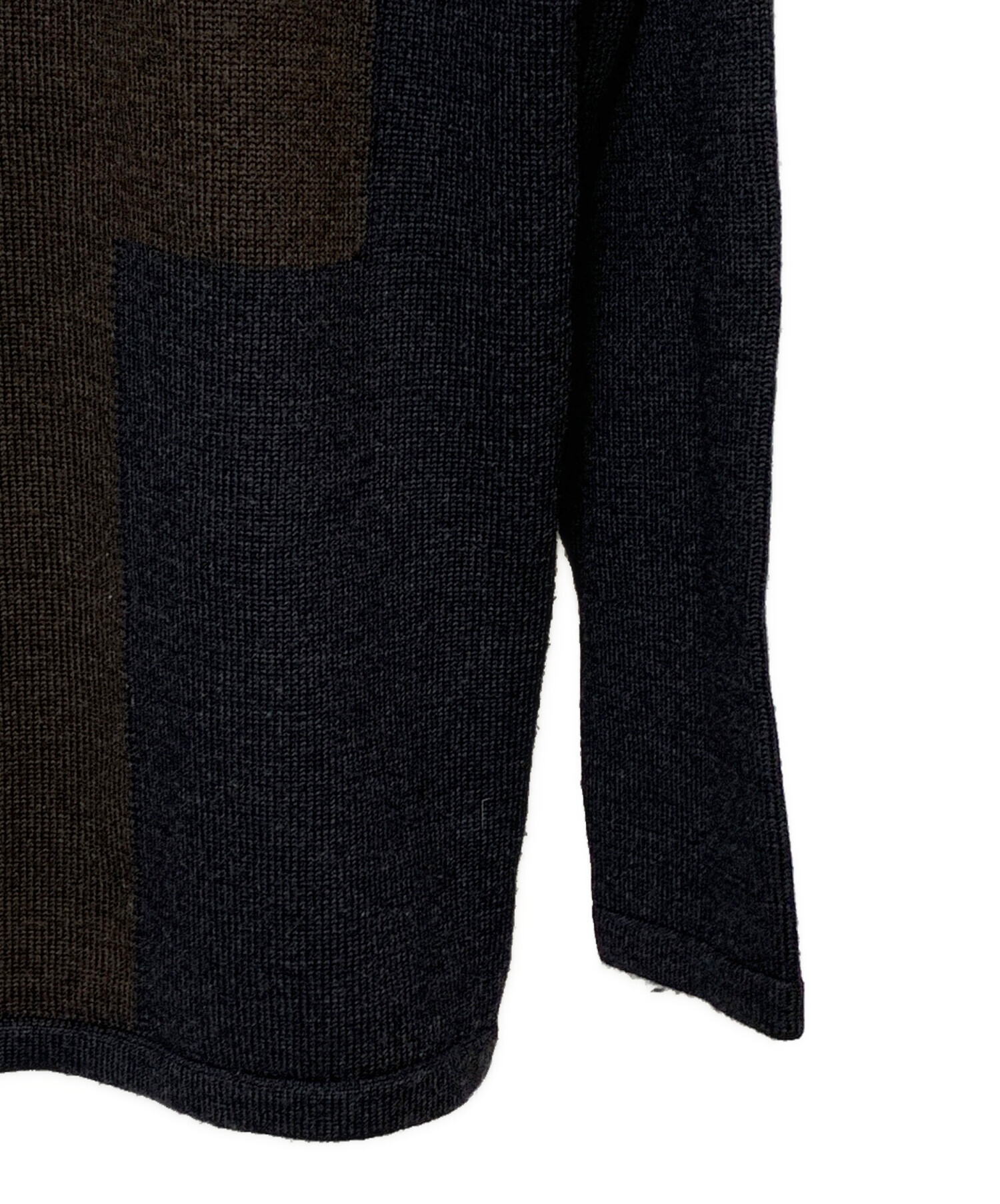 中古・古着通販】FENDI (フェンディ) 薄手ニット ネイビー サイズ:46