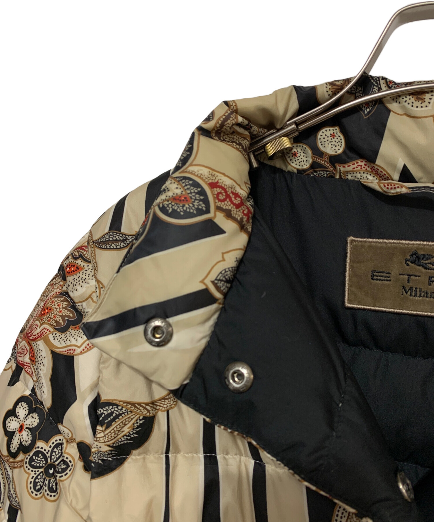 中古・古着通販】ETRO (エトロ) ダウンジャケット ベージュ サイズ:38