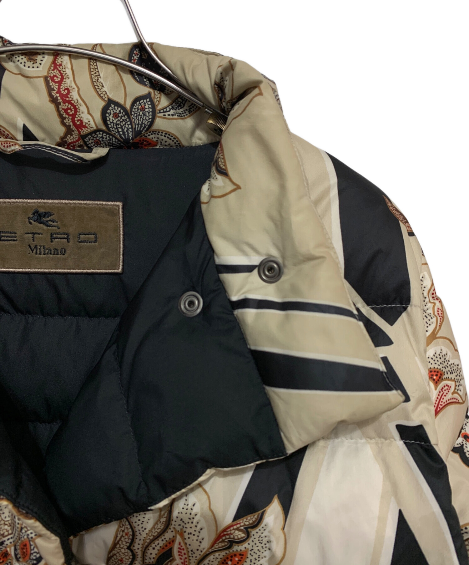中古・古着通販】ETRO (エトロ) ダウンジャケット ベージュ サイズ:38