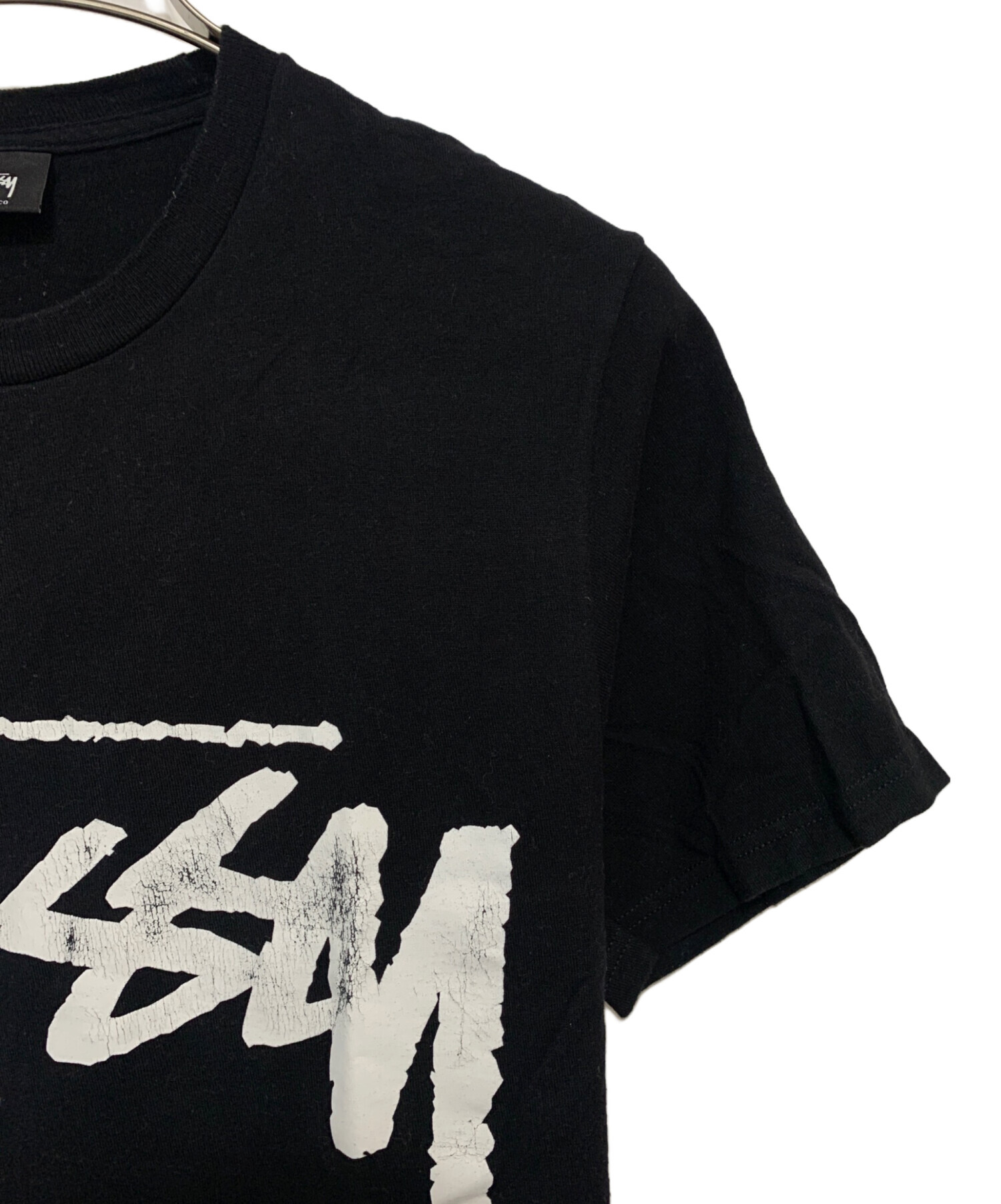 中古・古着通販】stussy (ステューシー) ロゴTee ブラック サイズ:S