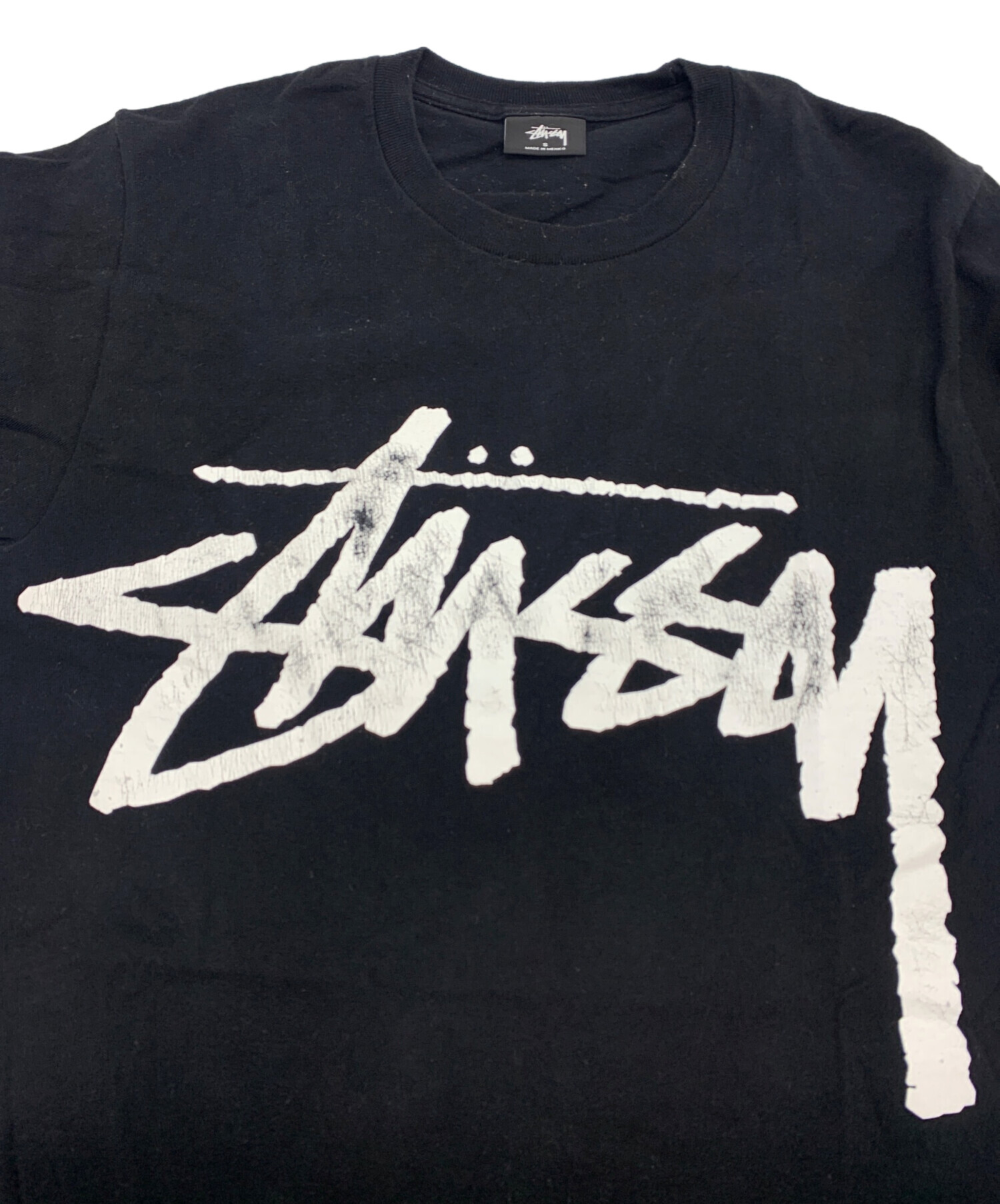 中古・古着通販】stussy (ステューシー) ロゴTee ブラック サイズ:S