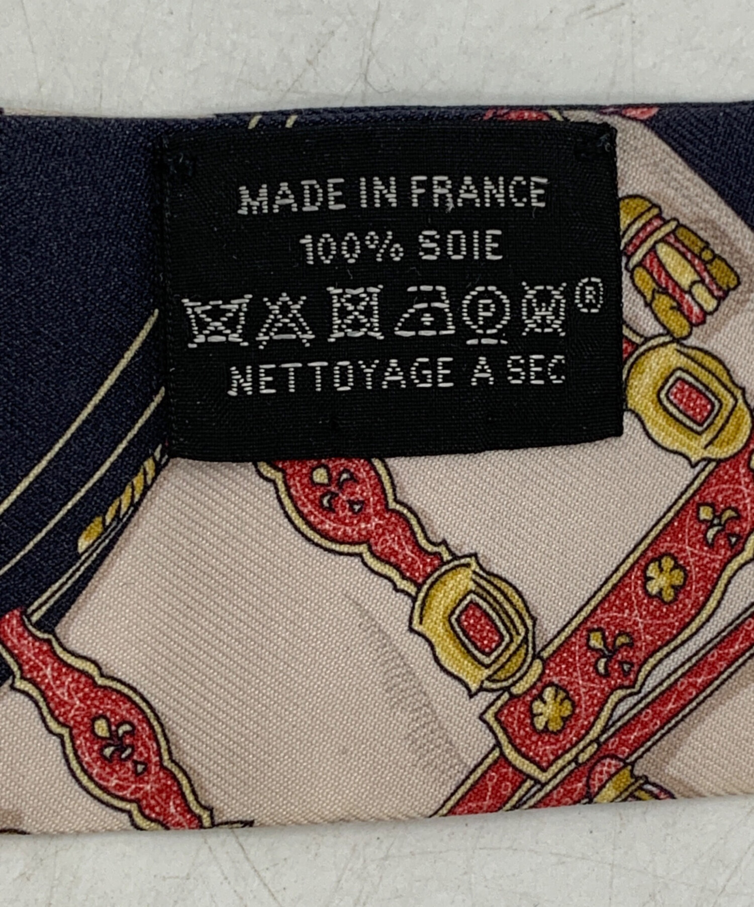 中古・古着通販】HERMES (エルメス) ツイリー グラン・アパラ ネイビー
